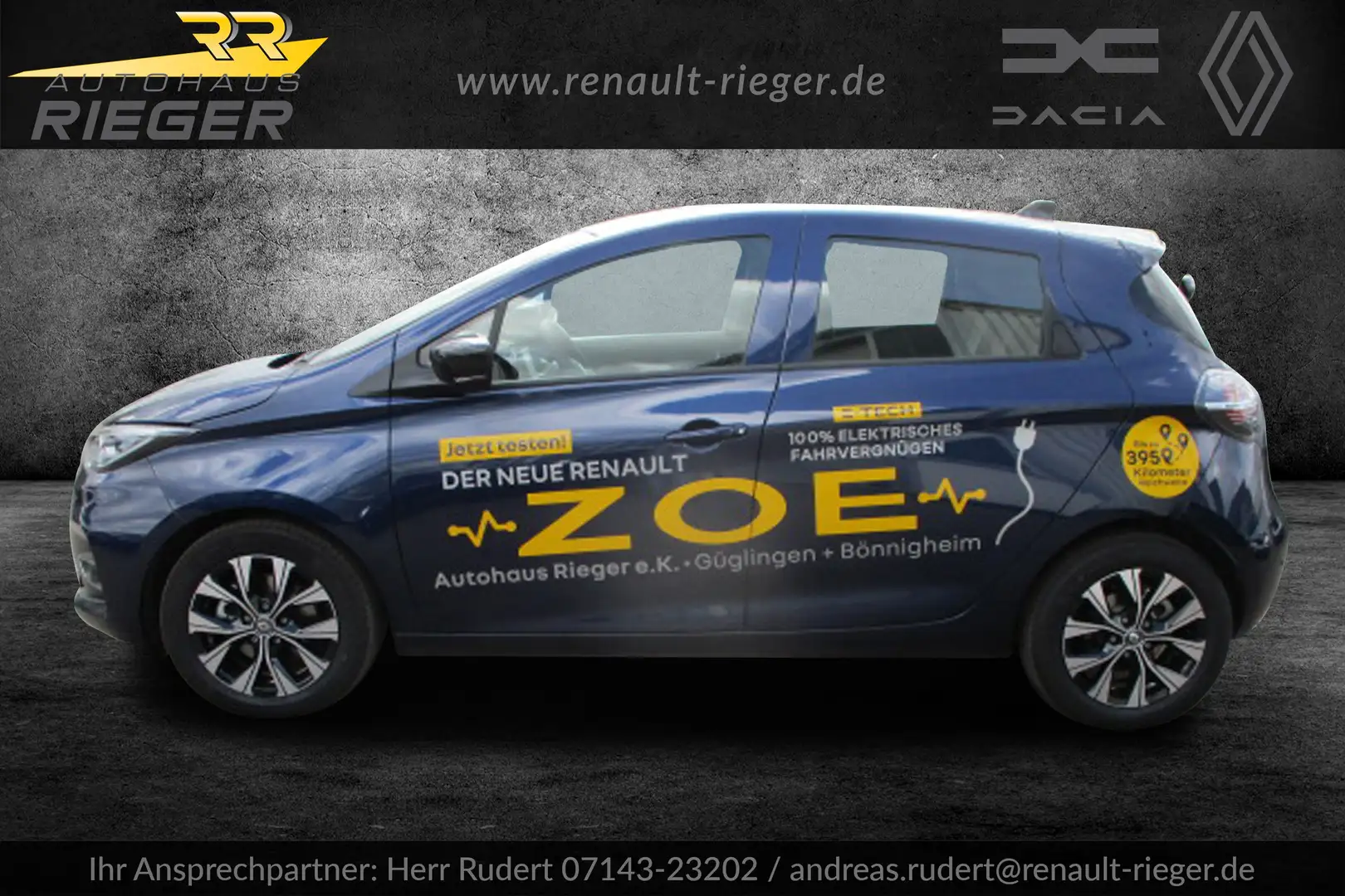 Renault ZOE Evolution Blau - 2