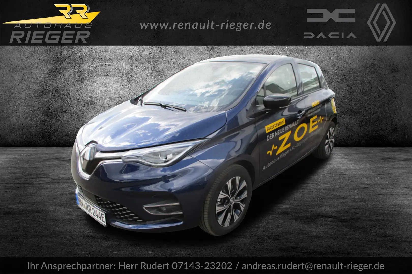 Renault ZOE Evolution Blau - 1