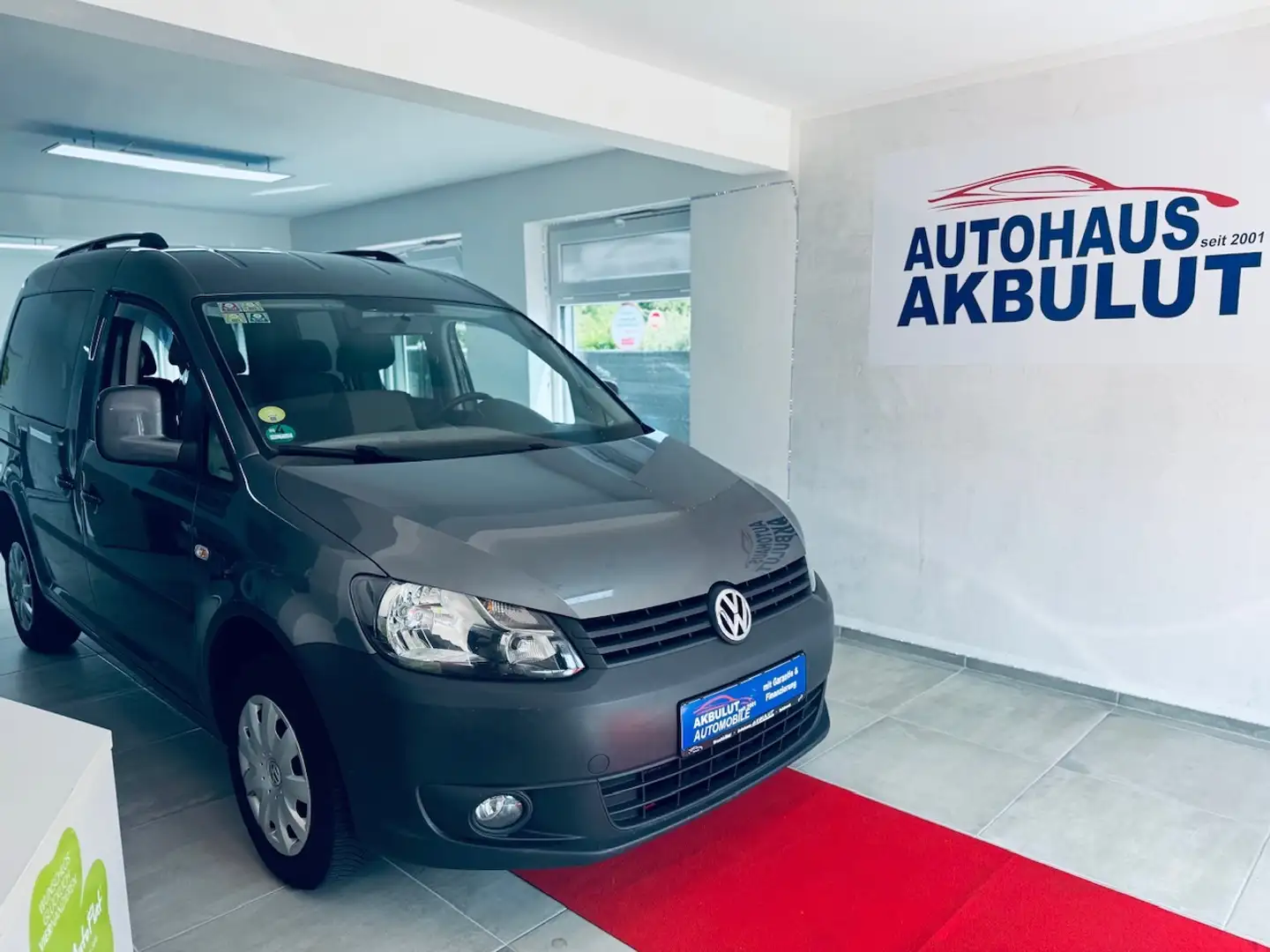 Volkswagen Caddy Trendline*2.Hand+AHK+Garantie+Finanzierung* Grau - 1