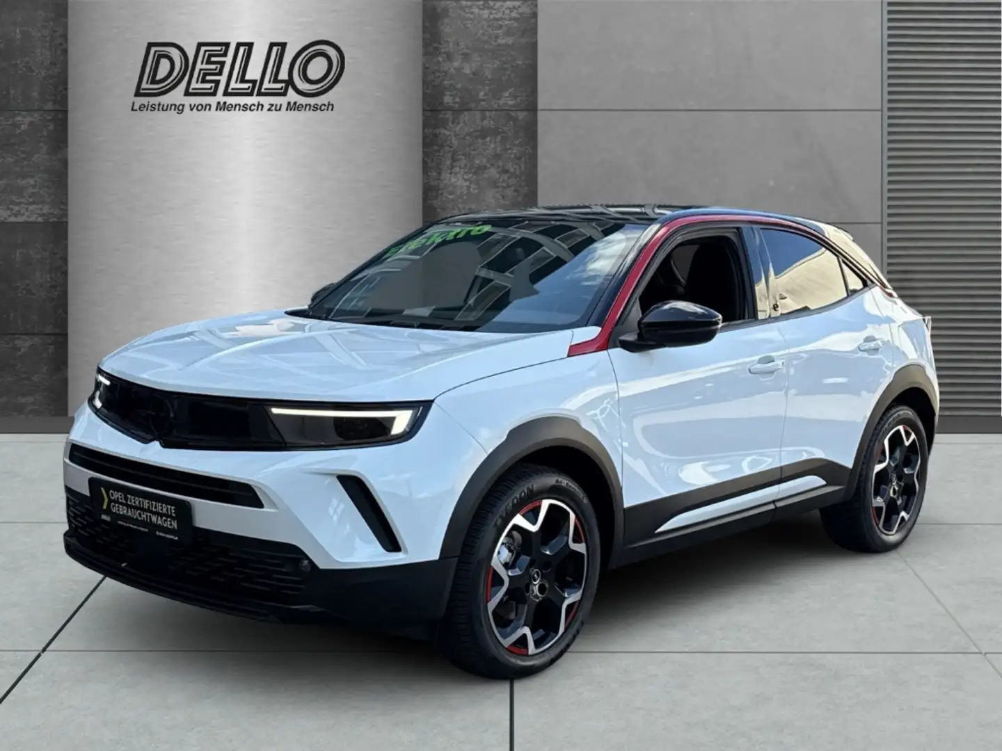 Opel Mokka-E GS Line PDC+Kamera Sitzh. Allwetter CarPlay Beyaz - 1