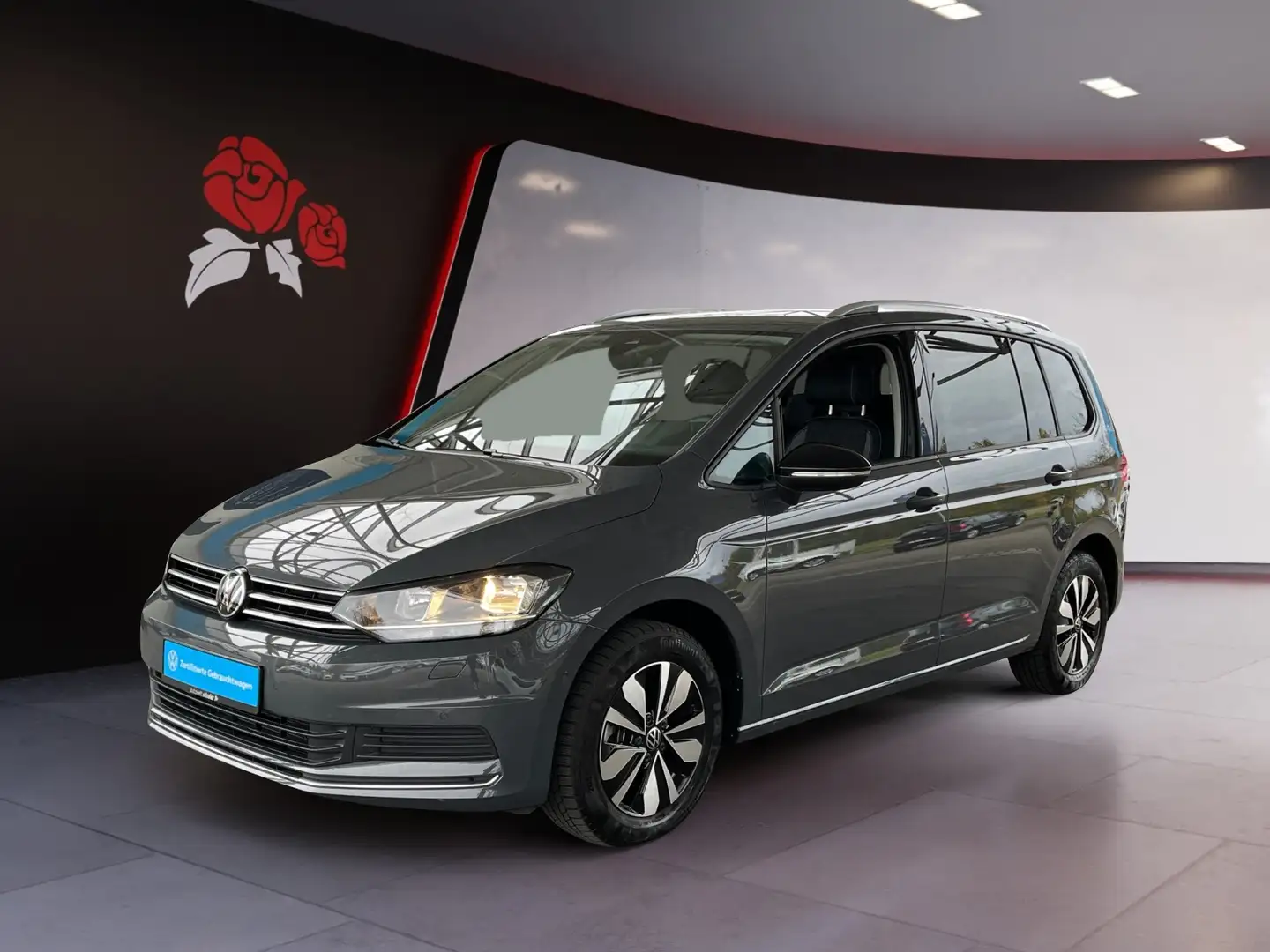 Volkswagen Touran 2,0 TDI DSG Goal 7-Sitzer AHK Navi Grau - 2