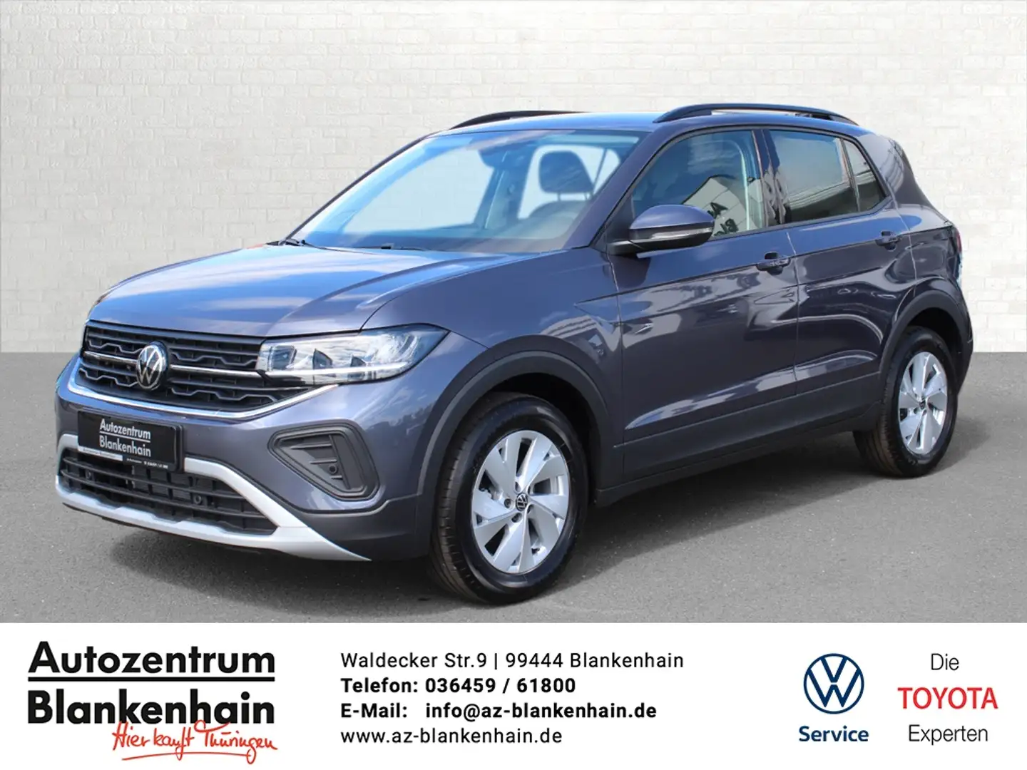 Volkswagen T-Cross 1,0 TSI Life *AHK*Kamera*App-Connect*LED* Grau - 1