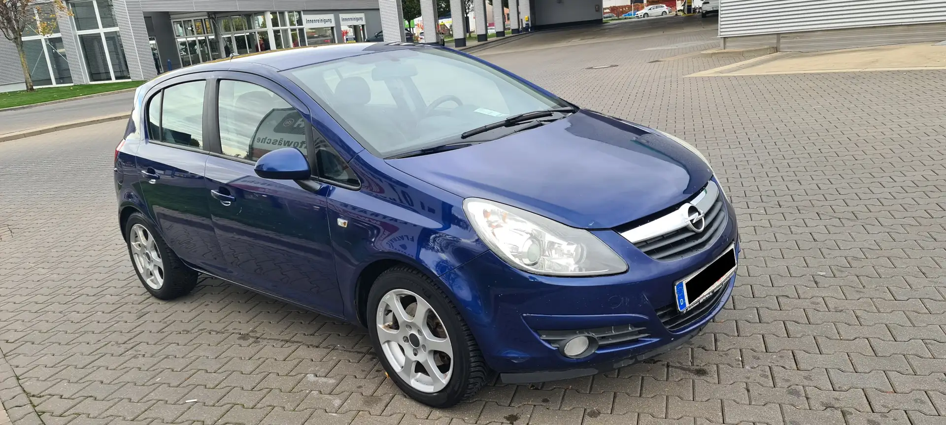 Opel Corsa Motorsteugeret Neu Tüv 11.2025 Blau - 2