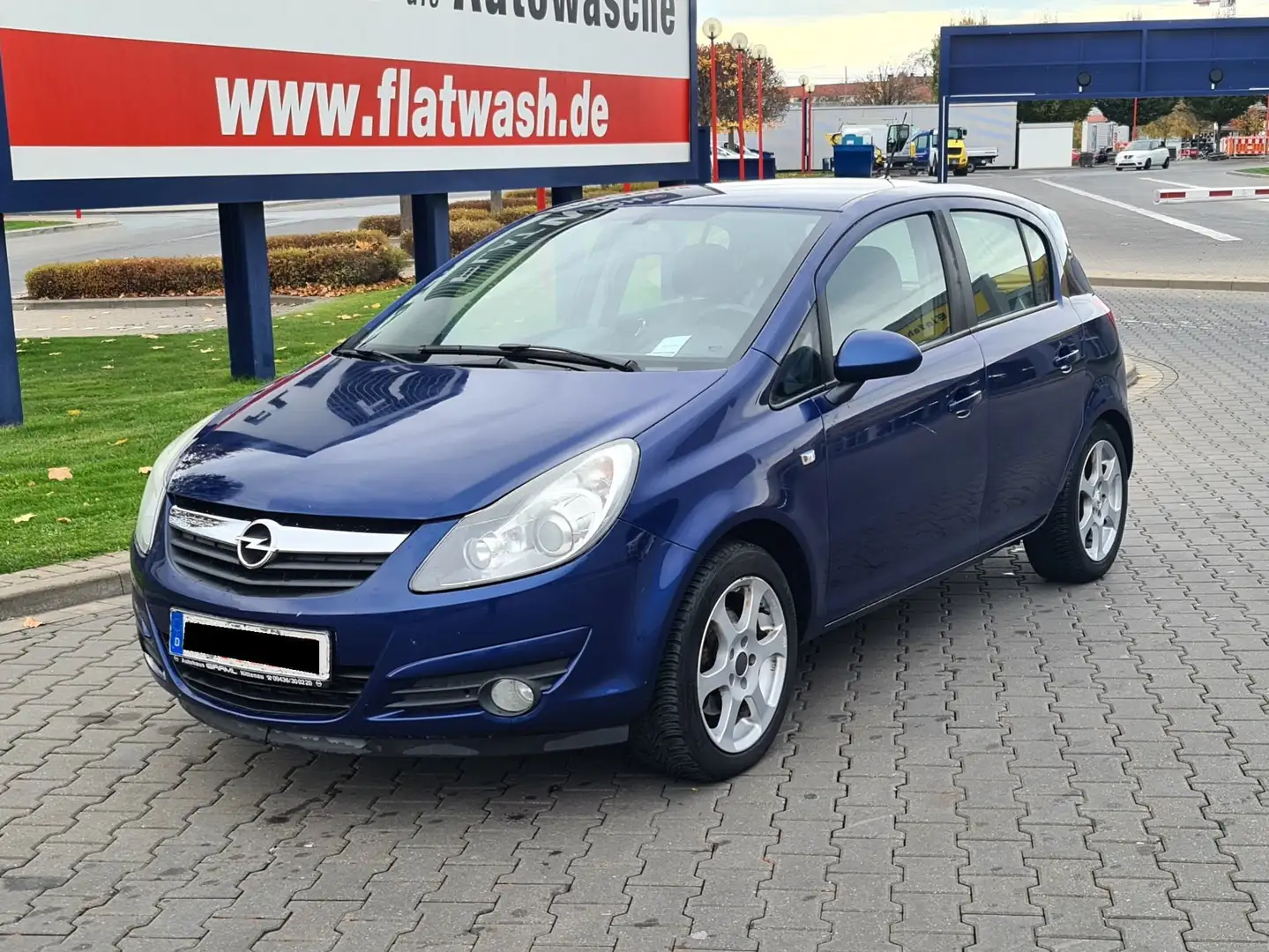 Opel Corsa Motorsteugeret Neu Tüv 11.2025 Blau - 1