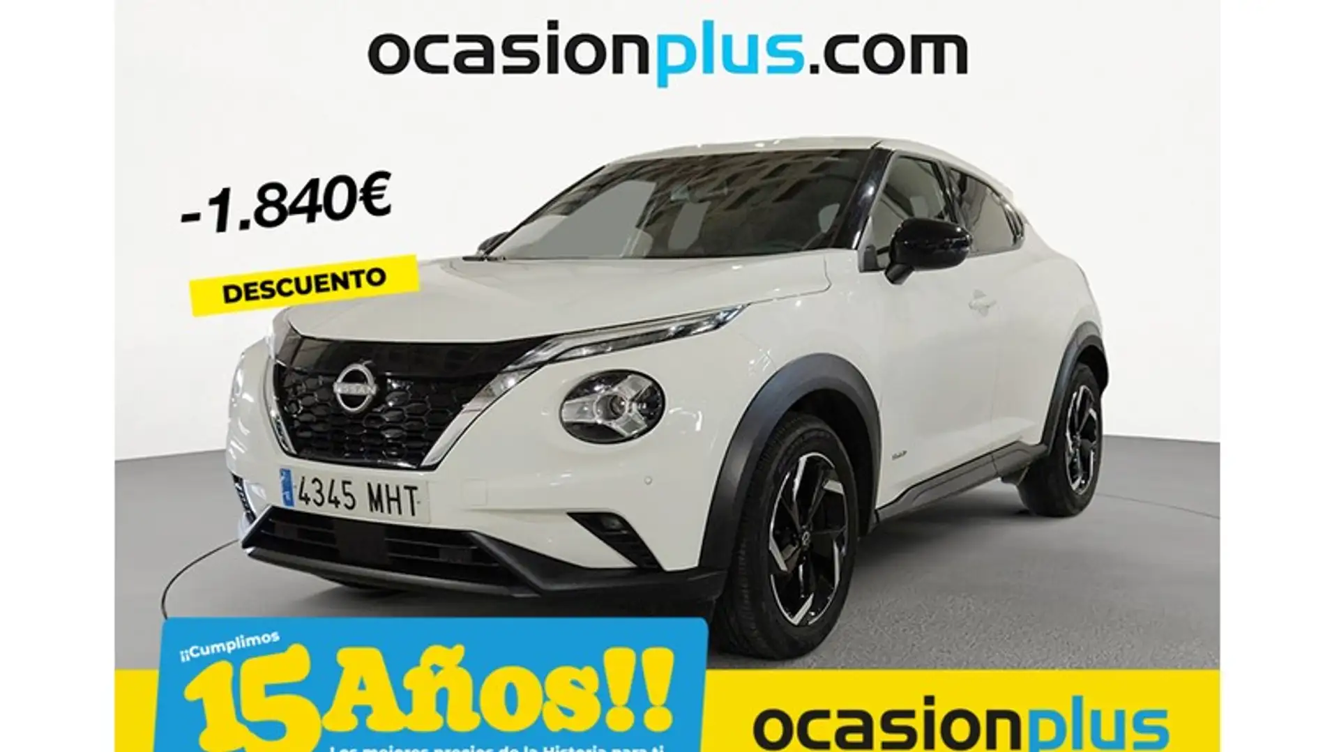 Nissan Juke 1.6 Hybrid N-Connecta Auto Blanc - 1