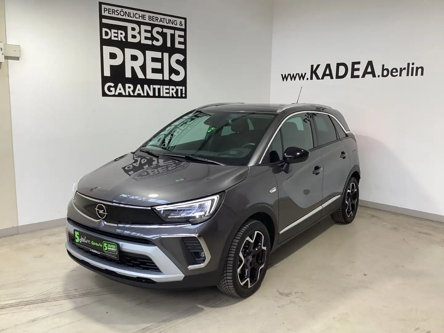 Opel Crossland 1.2 Navi,Lenkrad+Sitzhzg,Panodach,LED Grau - 2
