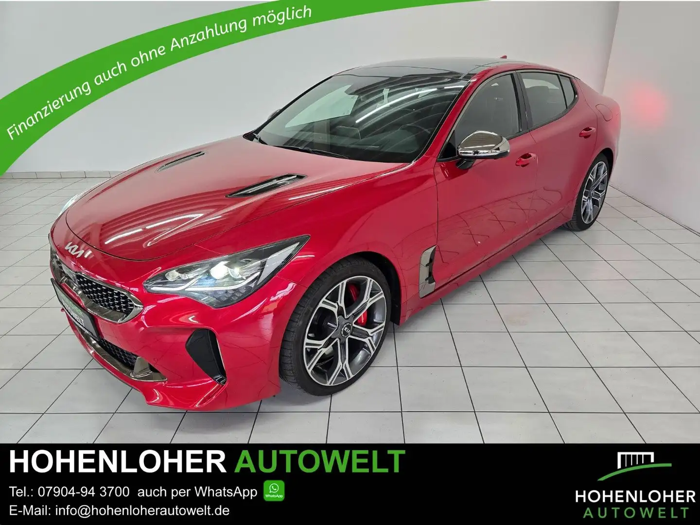 Kia Stinger GT 4WD *LED*ACC*Leder*SD*Kamera*TWA* Rojo - 1