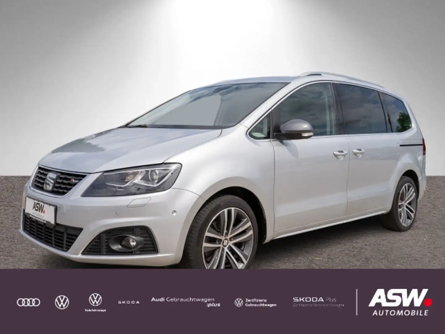 SEAT Alhambra FR-Line 1.4TSI DSG Xenon Nav RFK AHK 7S Silber - 1