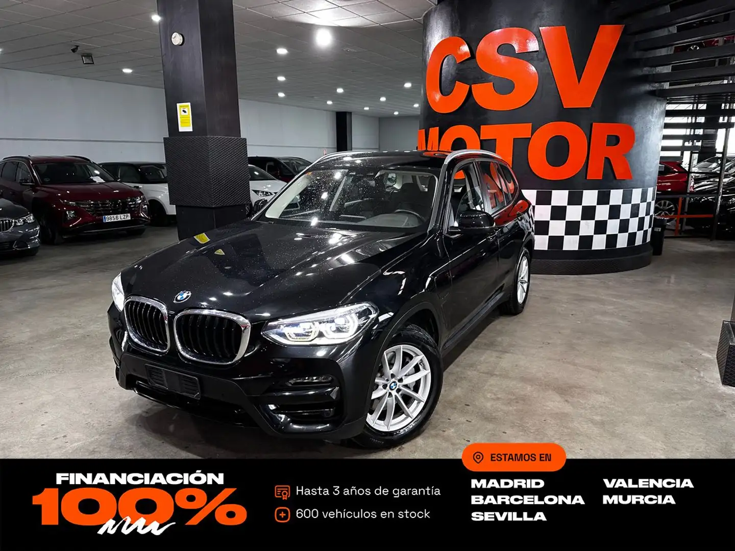 BMW X3 xDrive30e Noir - 1