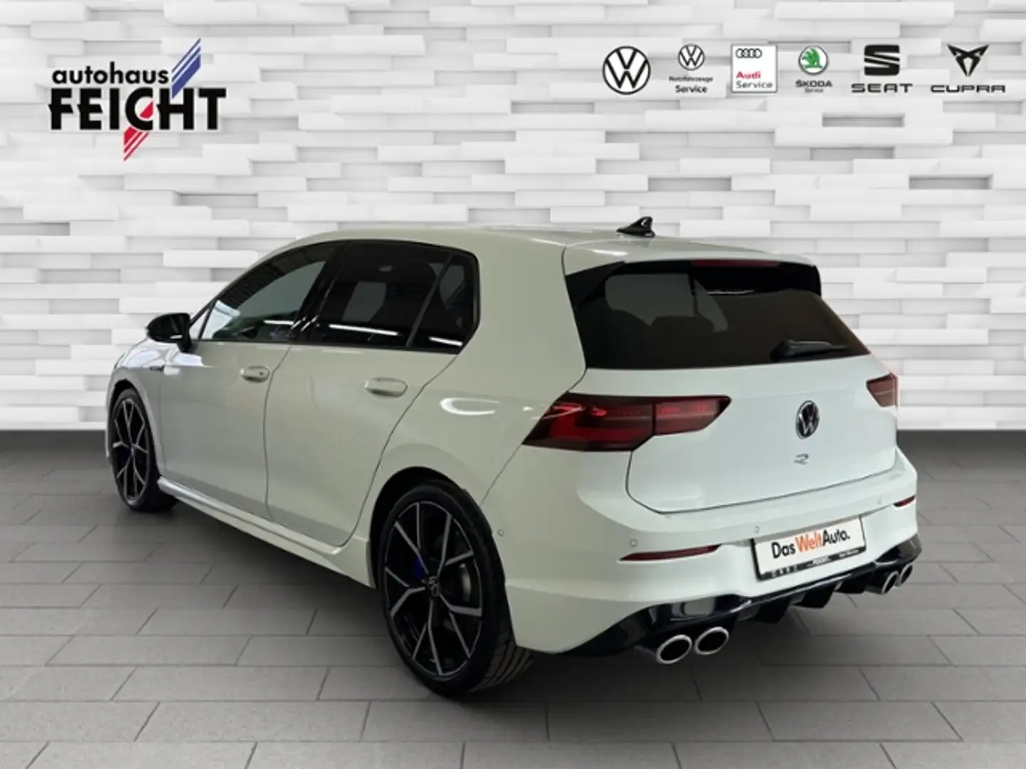 Volkswagen Golf VIII R 2.0 TSI 4Motion+NAVI+RFK+ACC+LED+APP Blanc - 2