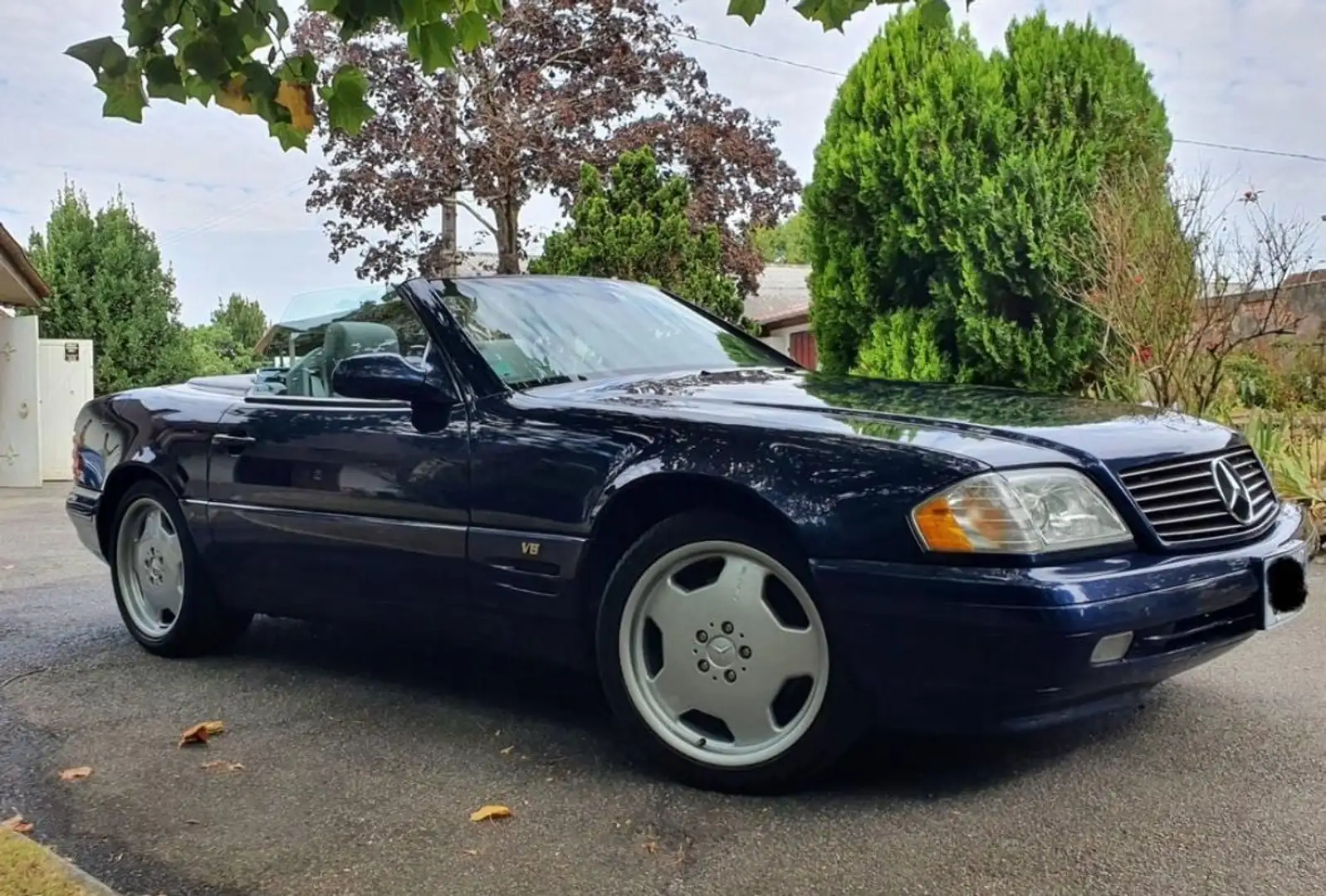 Mercedes-Benz SL 500 Синій - 1