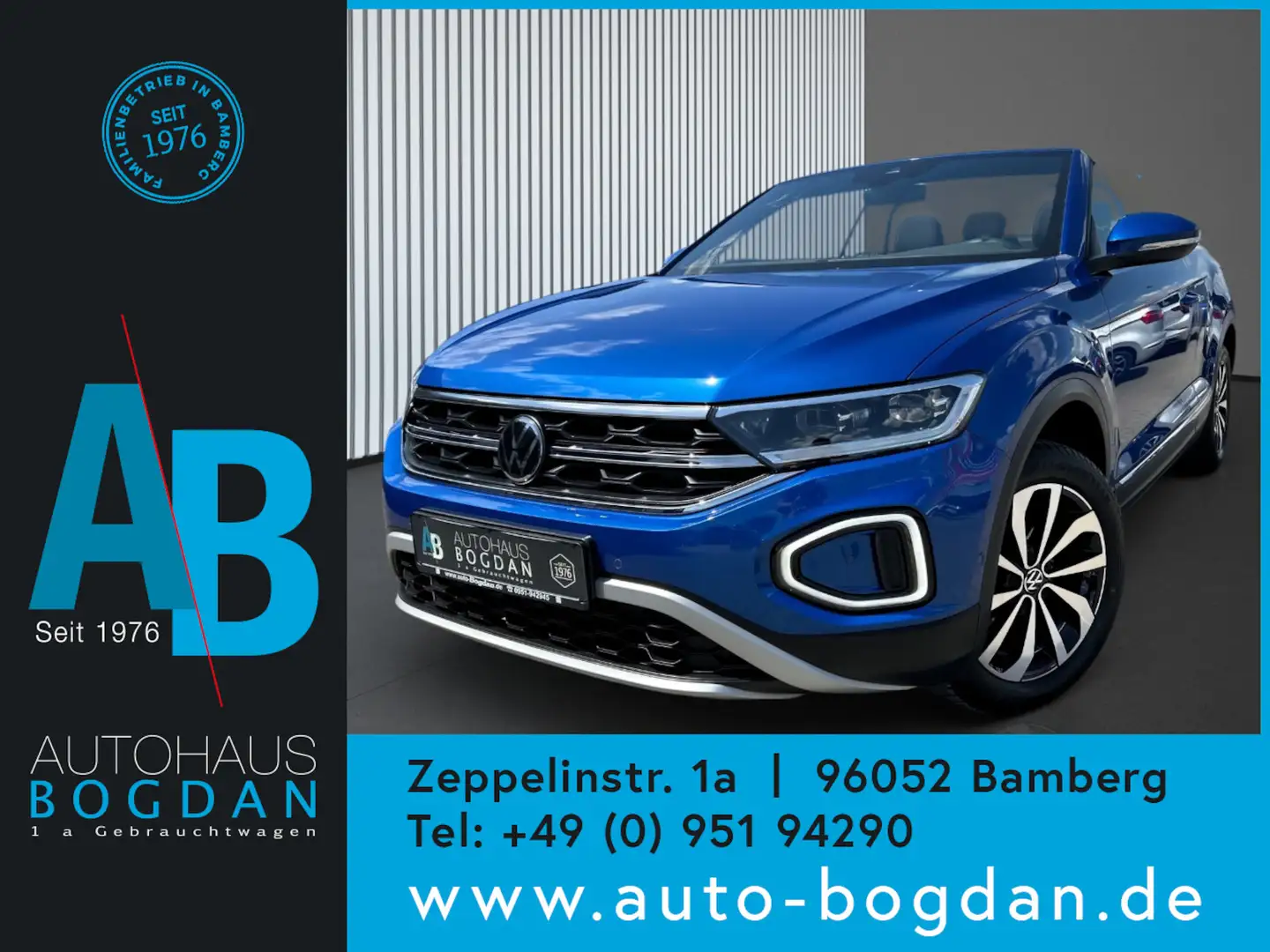 Volkswagen T-Roc Style digit.Cockpit*LED*Kamera*Navi*PDC Blau - 1