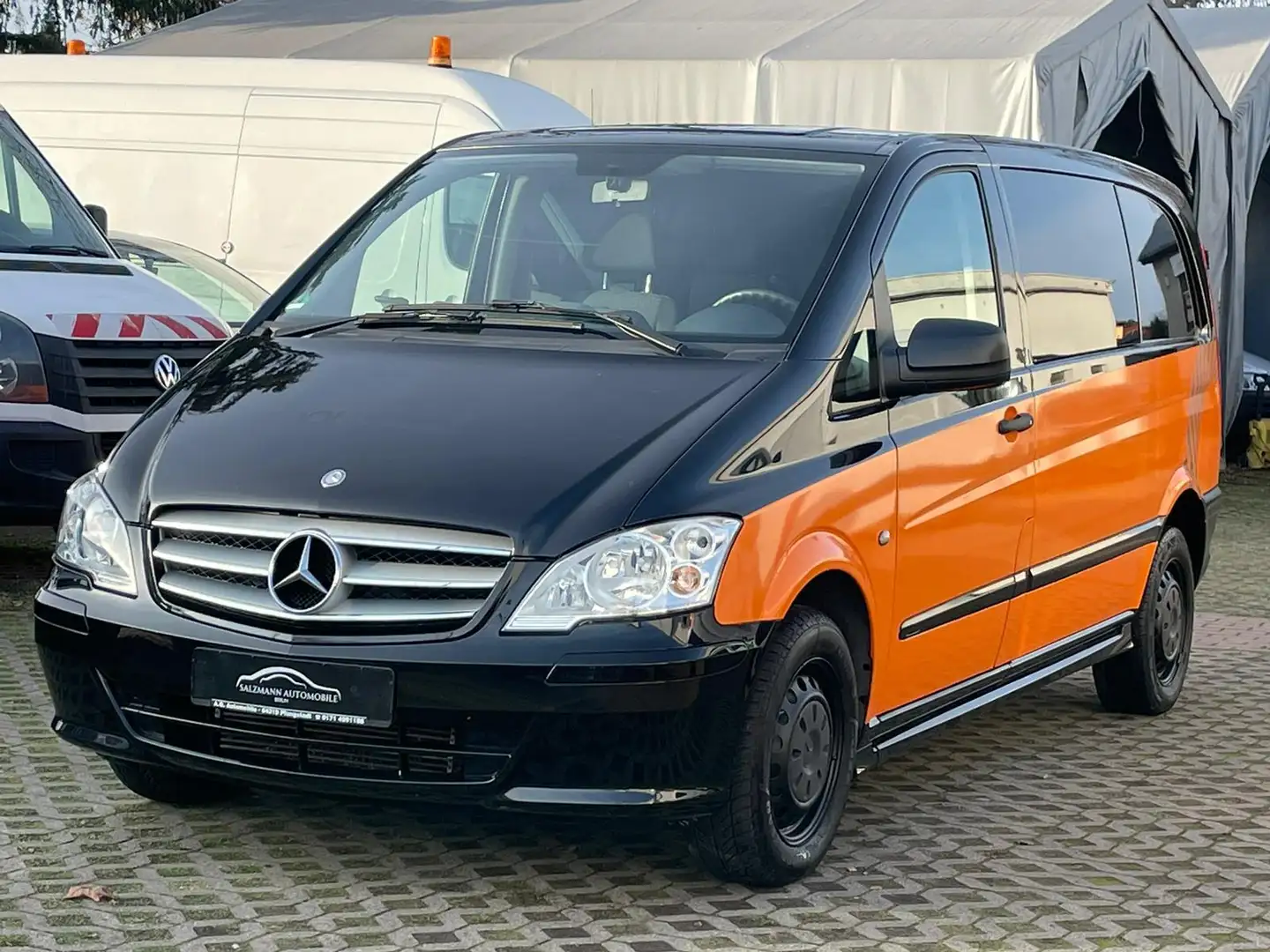 Mercedes-Benz Vito 116 CDI//Mixto//Aut.//AHK 2,5t//KLIMA//TOP Schwarz - 2