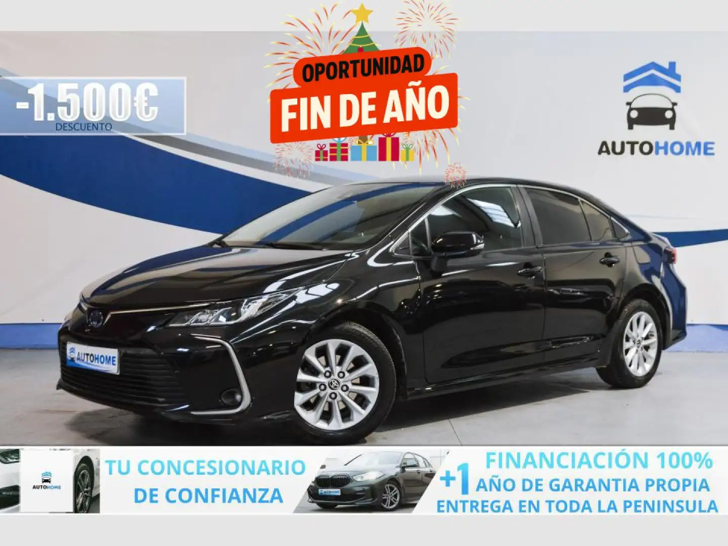 Toyota Corolla 1.8 125H BUSINESS E-CVT Noir - 1