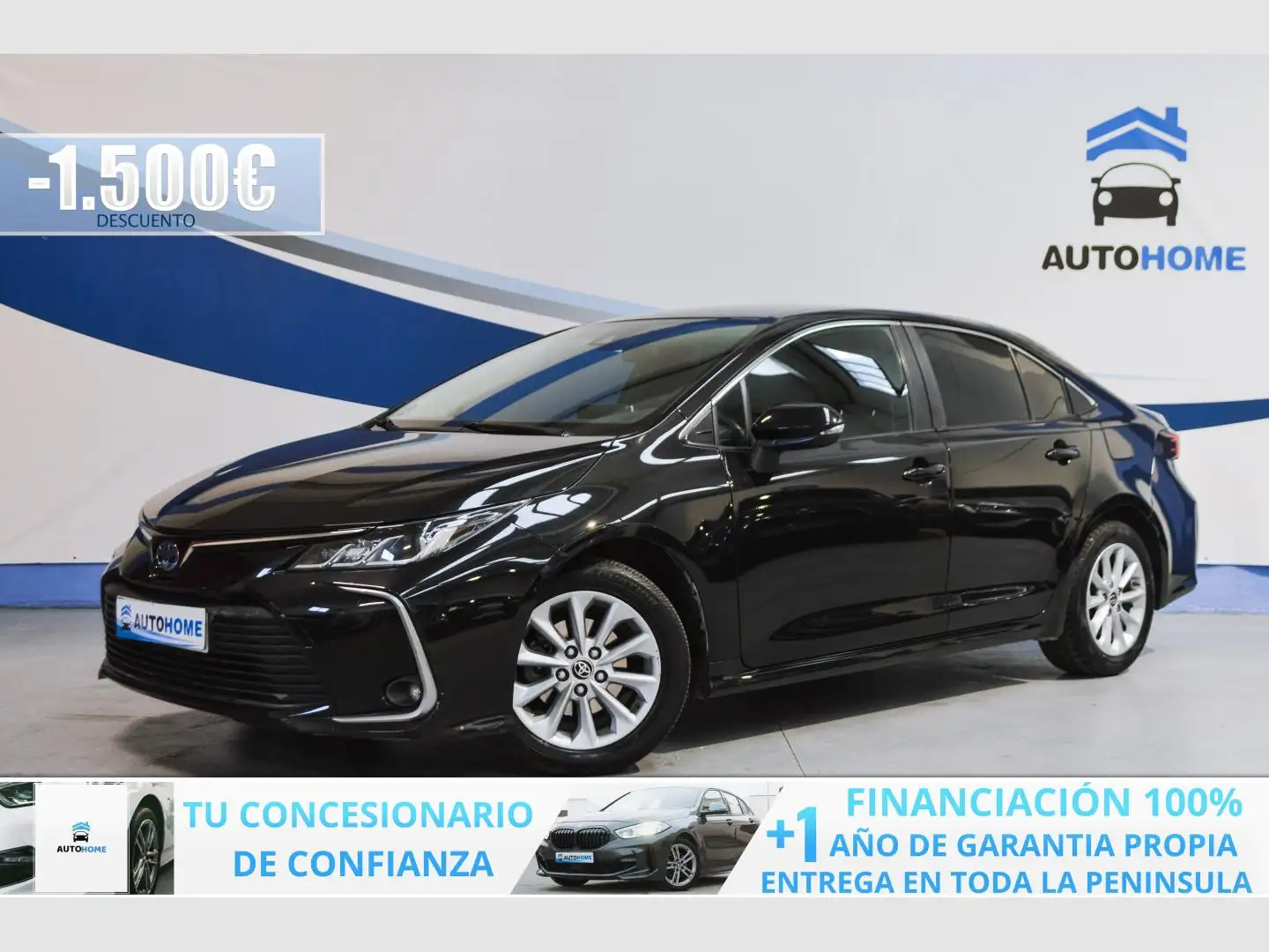 Toyota Corolla 1.8 125H BUSINESS E-CVT Noir - 1