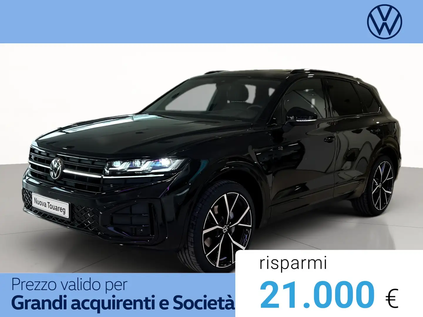 Volkswagen Touareg 3.0 v6 tdi scr r-line 231cv auto Nero - 1