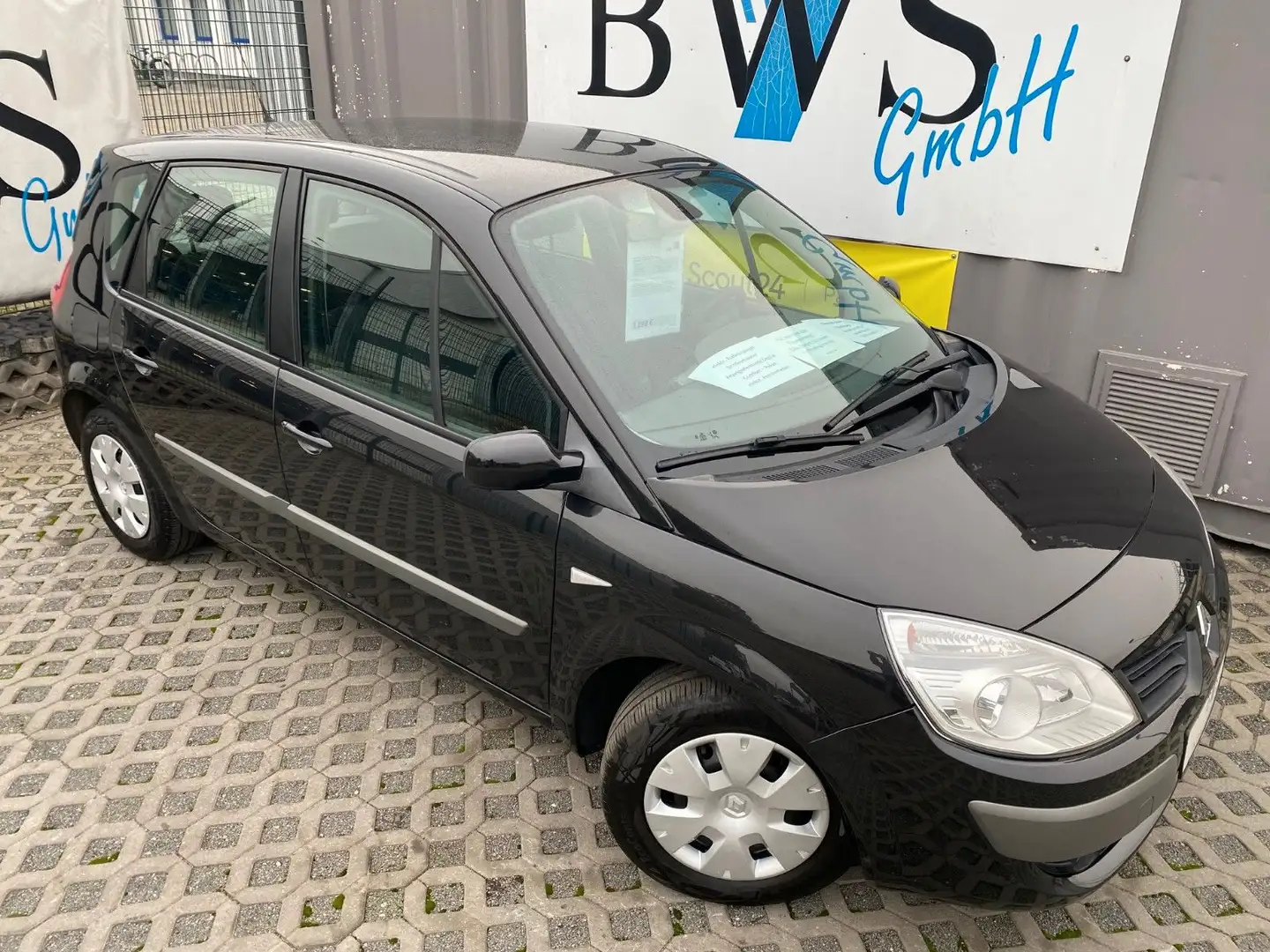 Renault Scenic II Avantage 75Tkm,Klima,1.Hand,Tüv neu Schwarz - 2