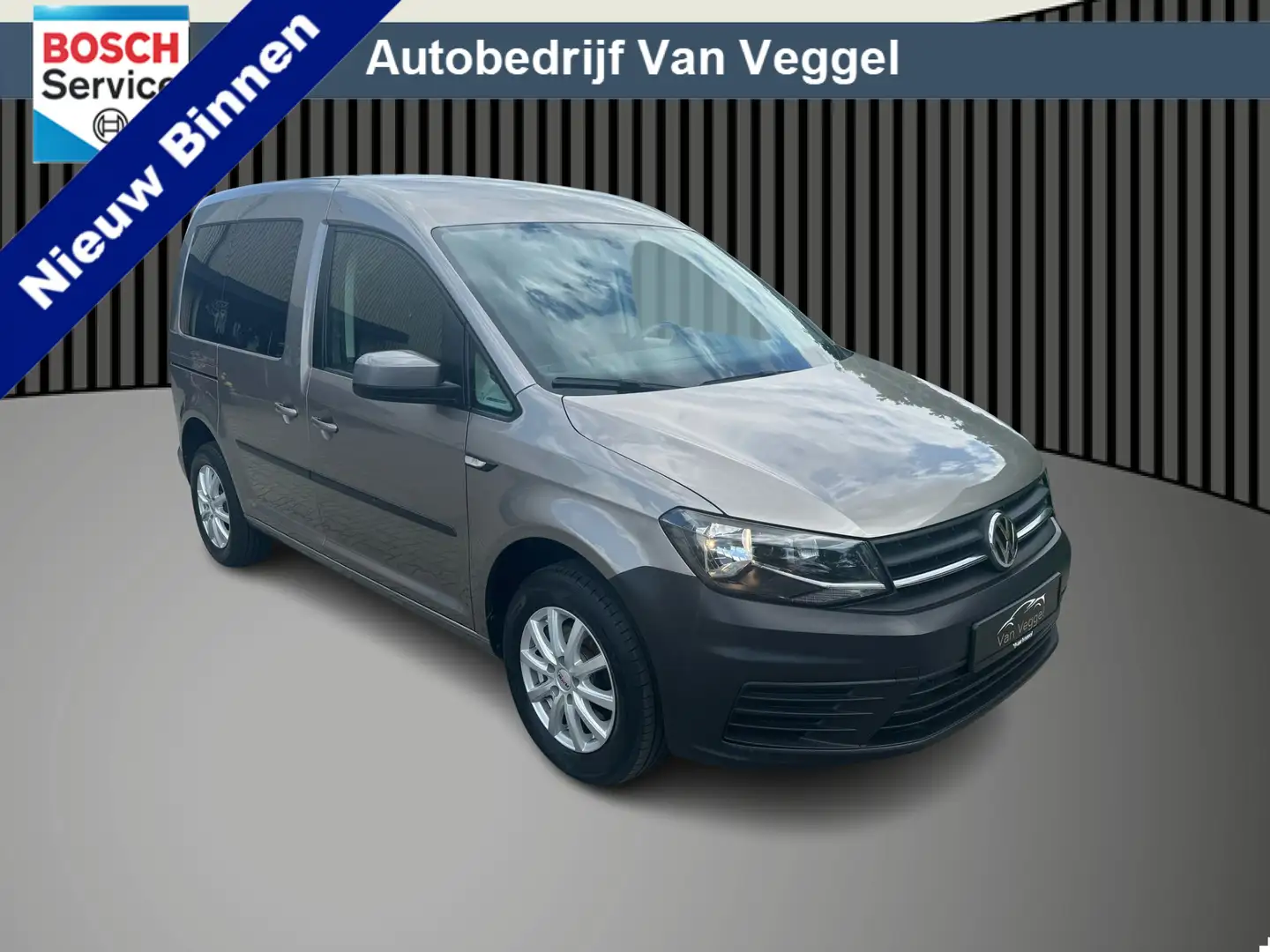 Volkswagen Caddy 1.0 TSI Trendline incl btw, cruise, airco, pdc Gris - 1