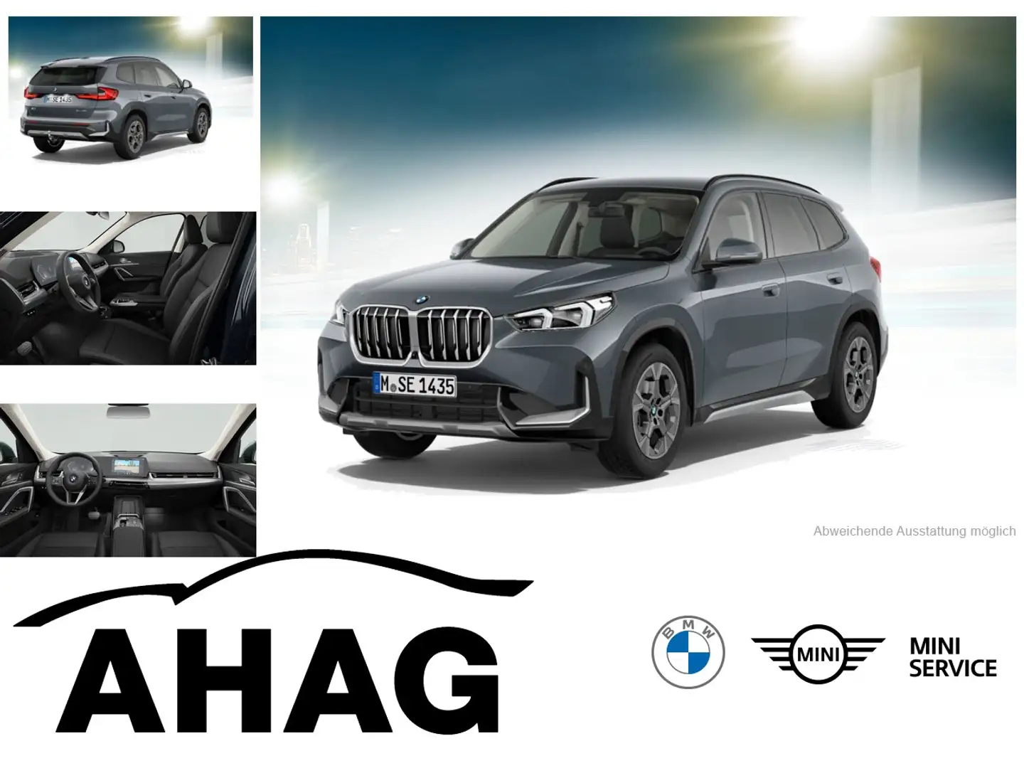 BMW X1 sDrive18i Steptronic Head-Up AHK Grau - 1