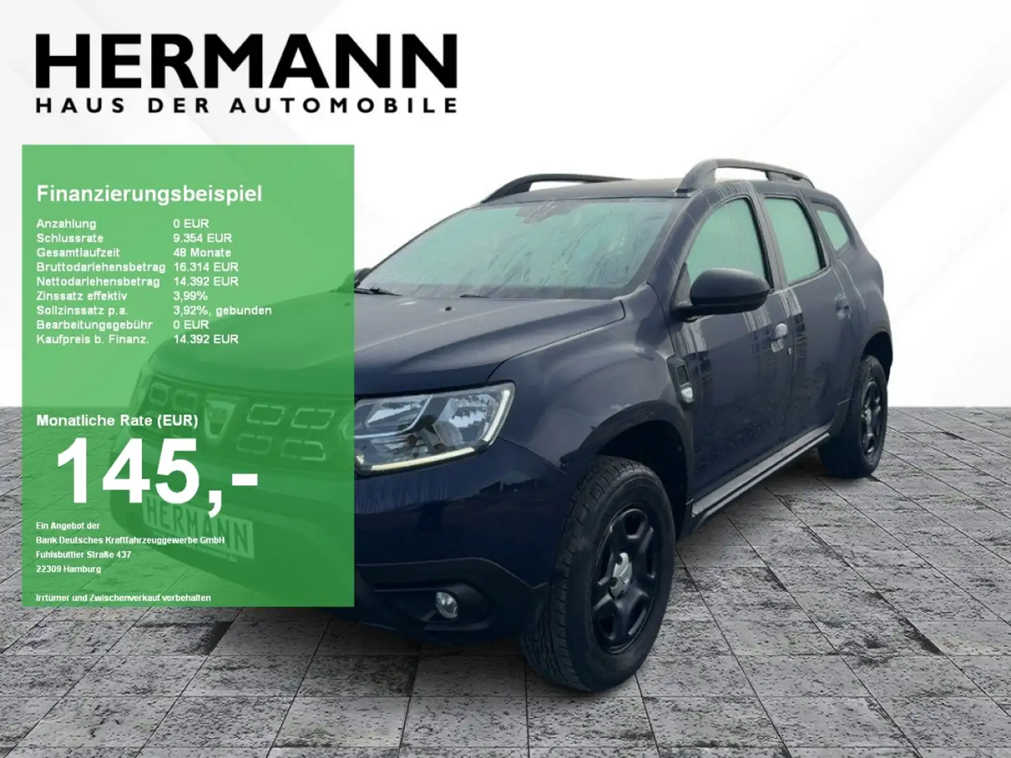 Dacia Duster II 1.5 dCi 110 Comfort *NAVI*LED*KlimaA Blau - 1