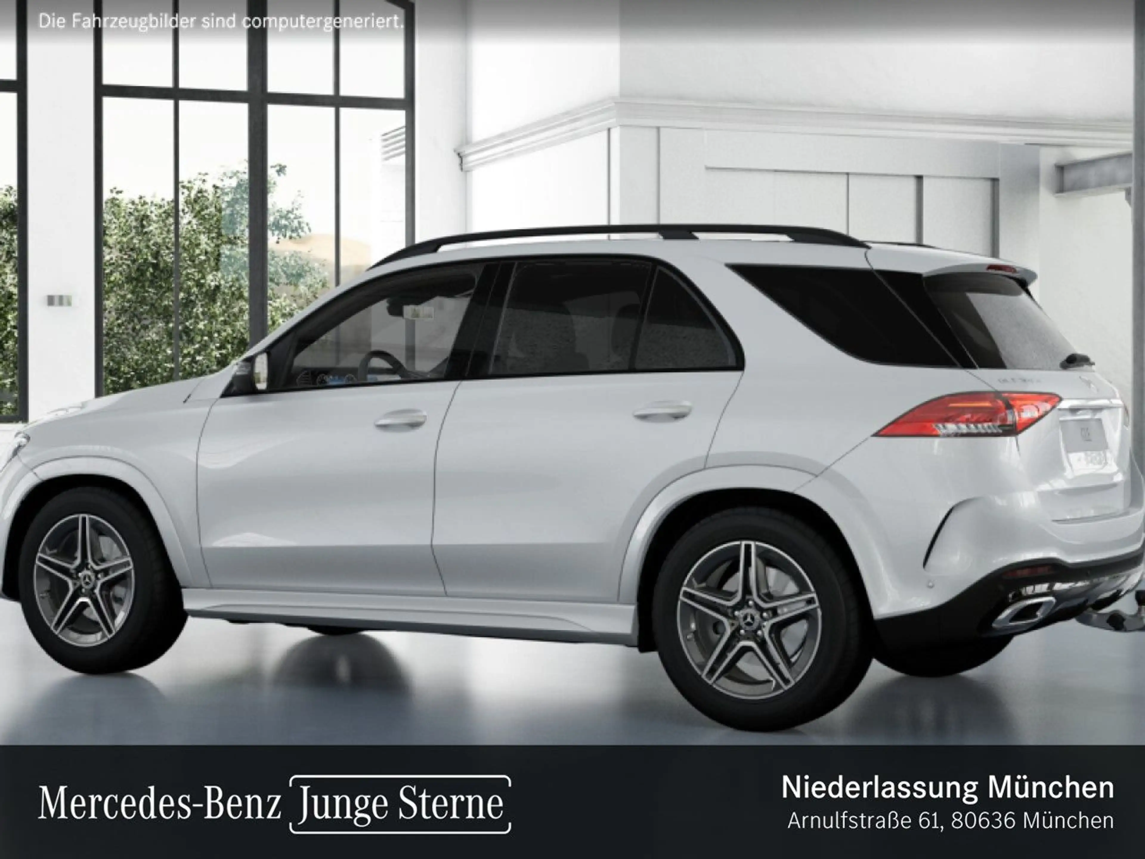 Mercedes-Benz GLE 300 d 4M AMG+NIGHT+PANO+360+AHK+MULTIBEAM+20" — photo 14