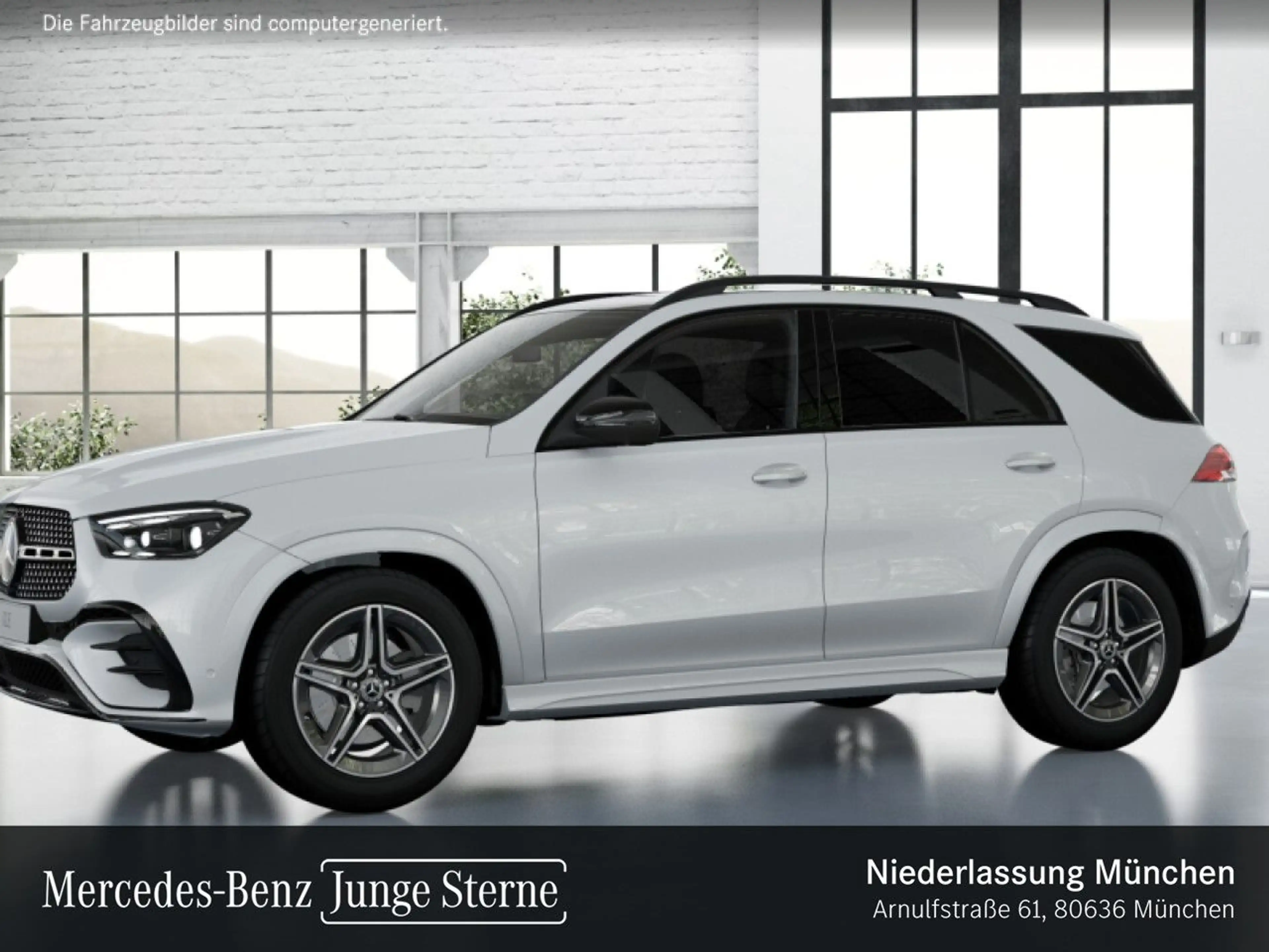 Mercedes-Benz GLE 300 d 4M AMG+NIGHT+PANO+360+AHK+MULTIBEAM+20" — photo 3