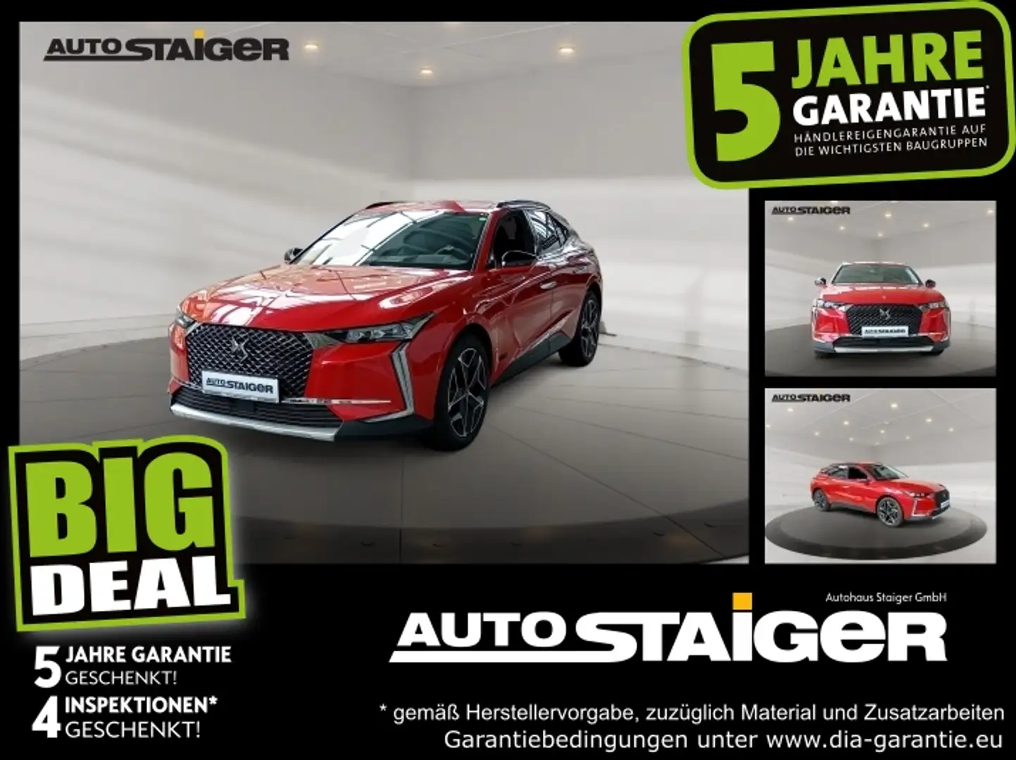 DS Automobiles DS 4 Crossback DS4 CROSS RIVOLI BlueHDi 130 MATRIX LED*HUD*AHK Rot - 1