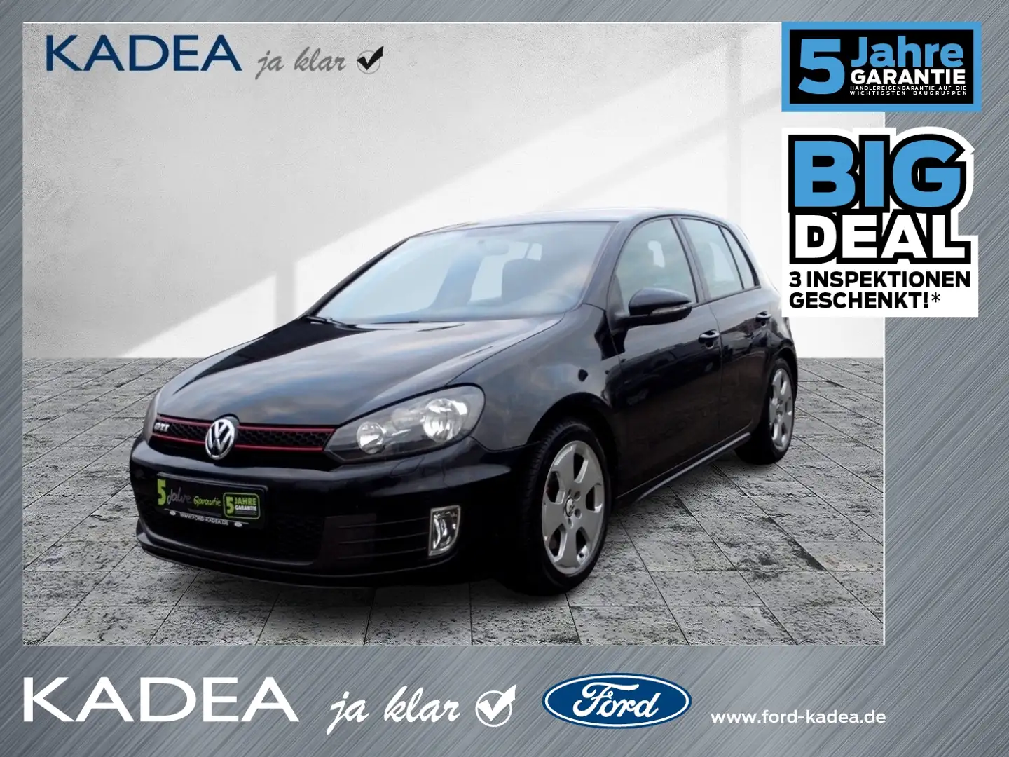 Volkswagen Golf VI 2.0 TSI GTI SHZ+PDC+KLIMAAUTO+ALLWETTER Schwarz - 1