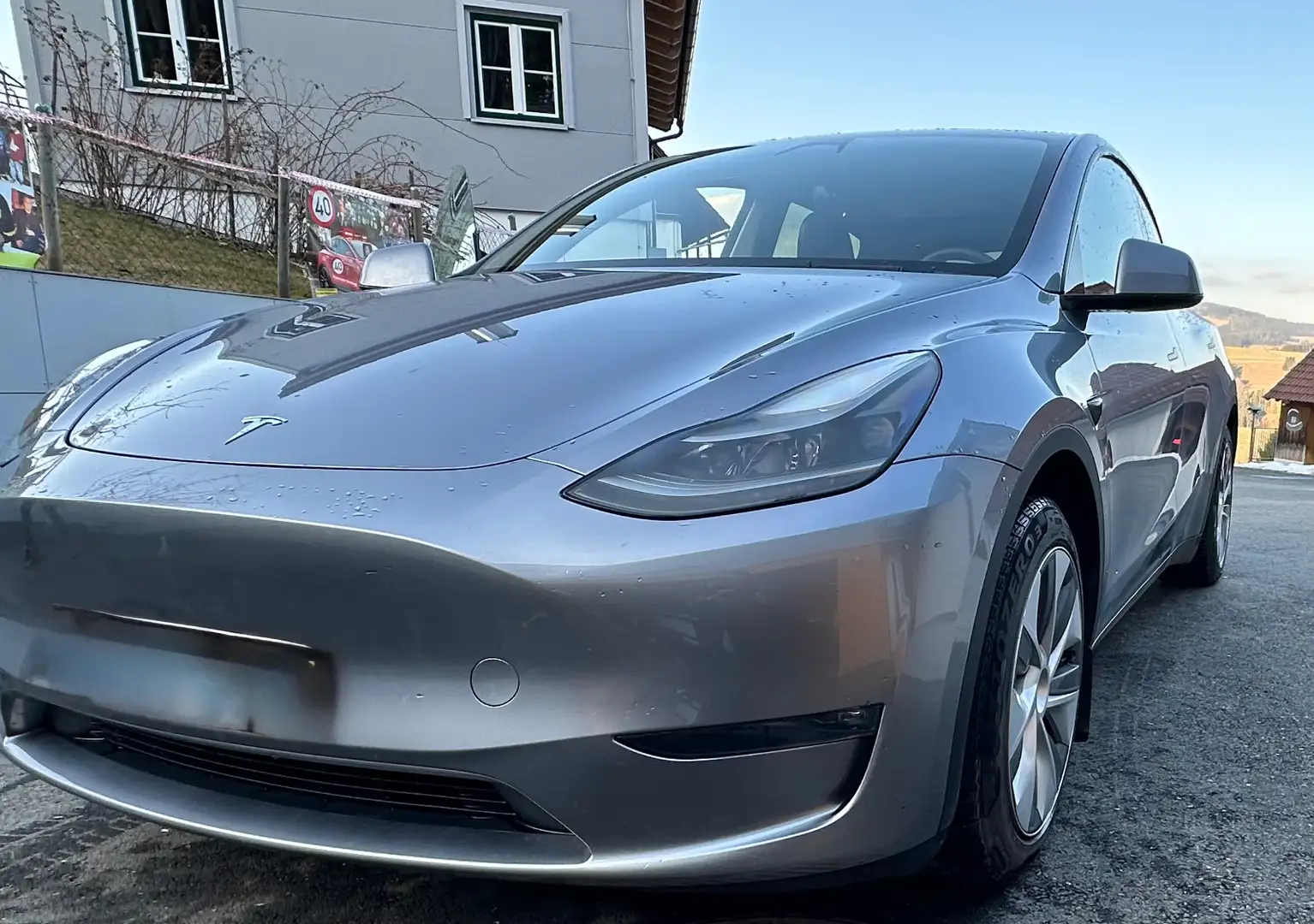 Tesla Model Y Model Y Long Range AWD 79kWh Silber - 1