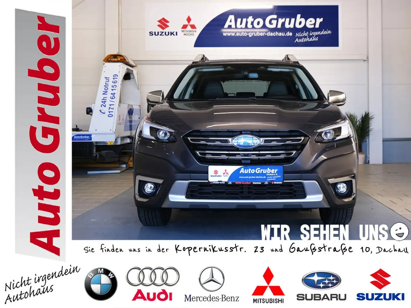 Subaru OUTBACK Platinum H&K*Kamera*Navi*Sthz*DAB*Abstan Grau - 1