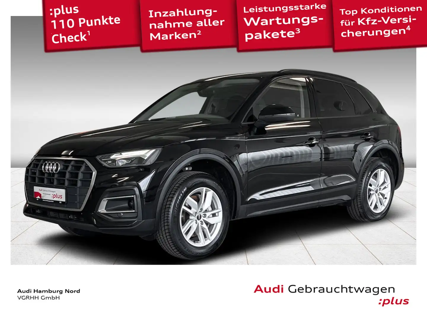 Audi Q5 50 TFSIe quattro Nav ACC HeadUp Leder Virtual Schwarz - 1