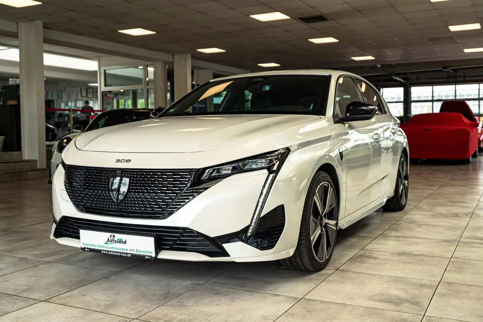 Peugeot 308 Hybrid 180 e-EAT8 GT*MATRIX*CAM*ACC*VOLL* Weiß - 1