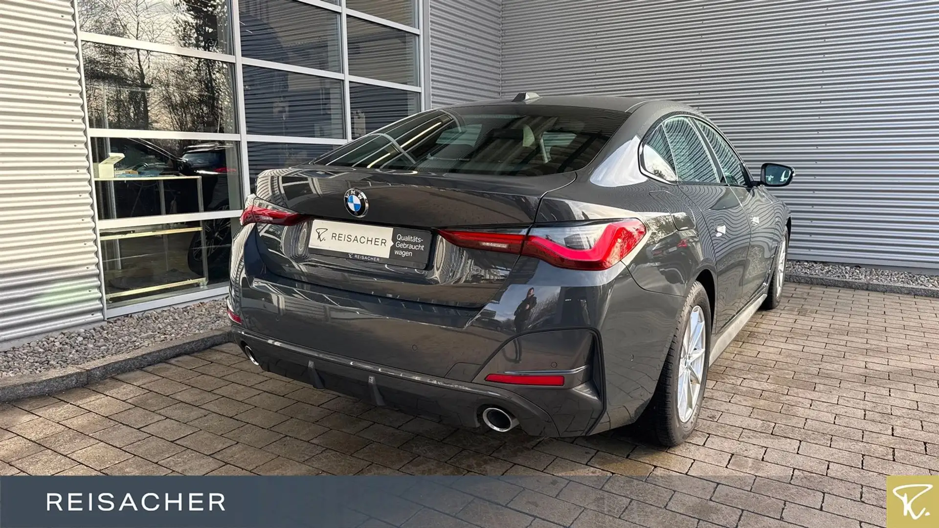 BMW 420 d A Gran Coupé M-Sport GSD NAVI HUD 360° ACC Grau - 2