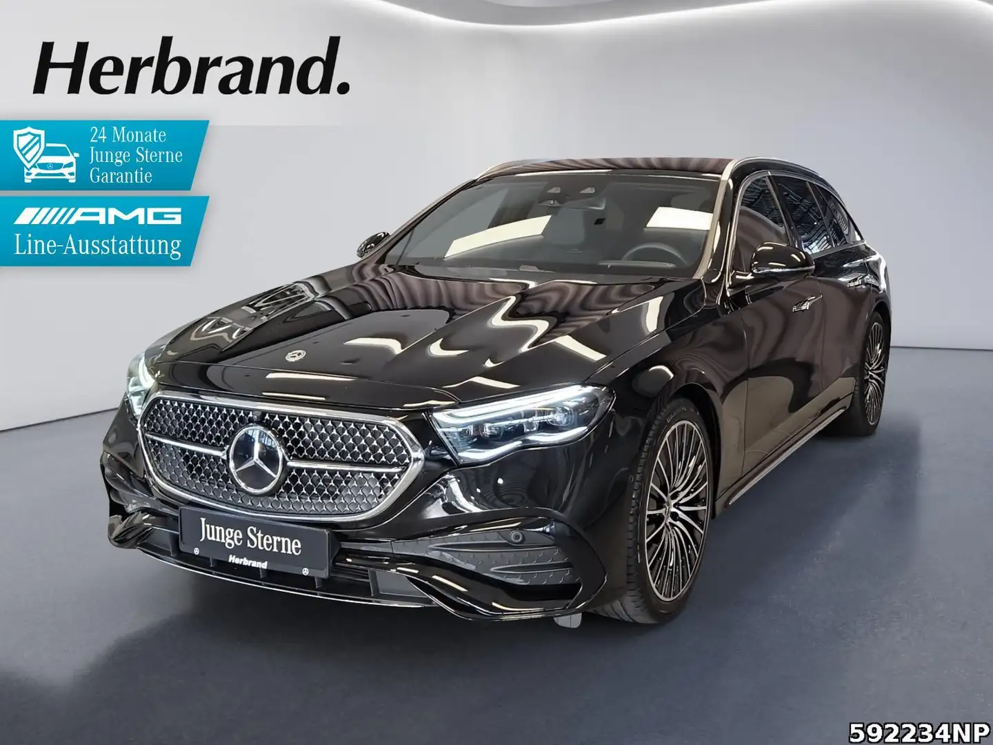 Mercedes-Benz E 220 d T AMG AHK DIGITAL LIGHT 360° DISTRONIC Schwarz - 1