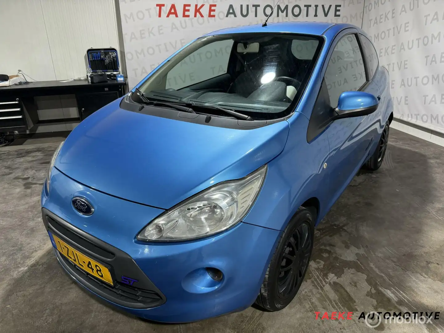 Ford Ka/Ka+ 1.2 Cool & Sound start/stop Airco/Apk Blauw - 1