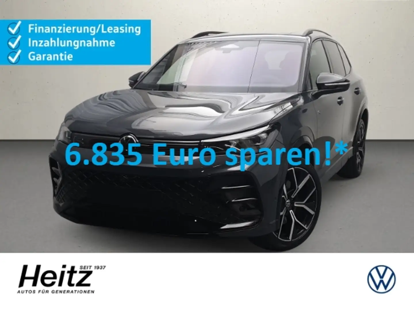 Volkswagen Tiguan TSI 4MOTION DSG R-Line Standhzg AHK Pano Grigio - 1