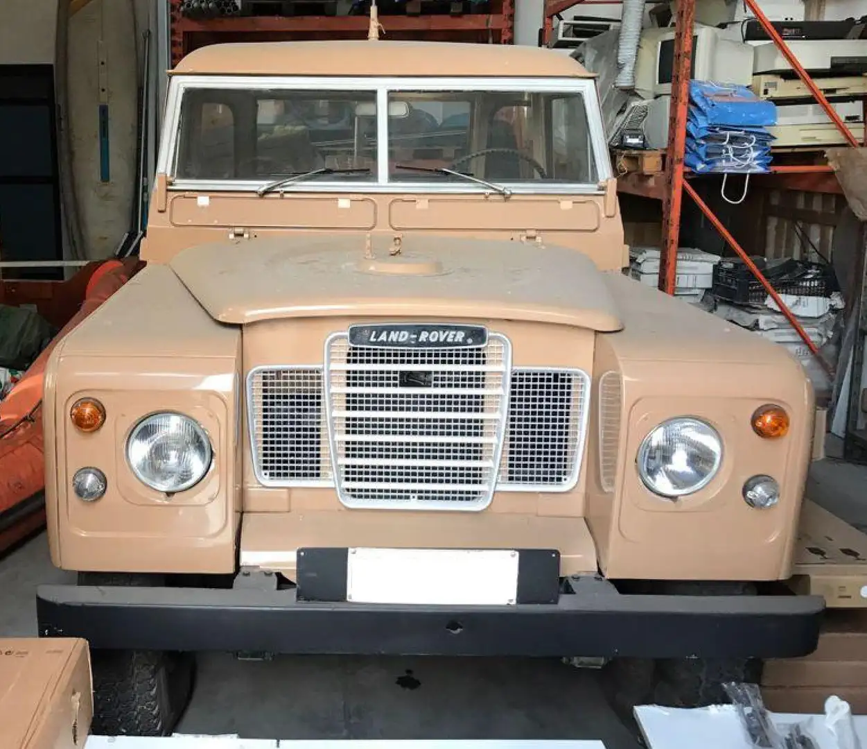 Land Rover Series III 109 Pick Up bež - 1