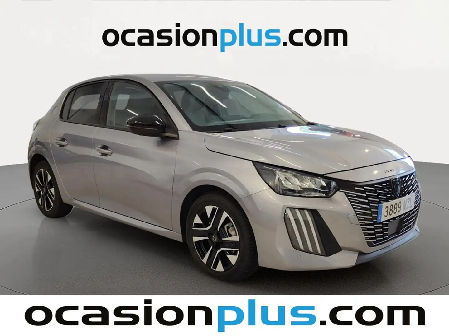 Peugeot 208 1.2 Puretech S&S Allure 100 Gris - 2