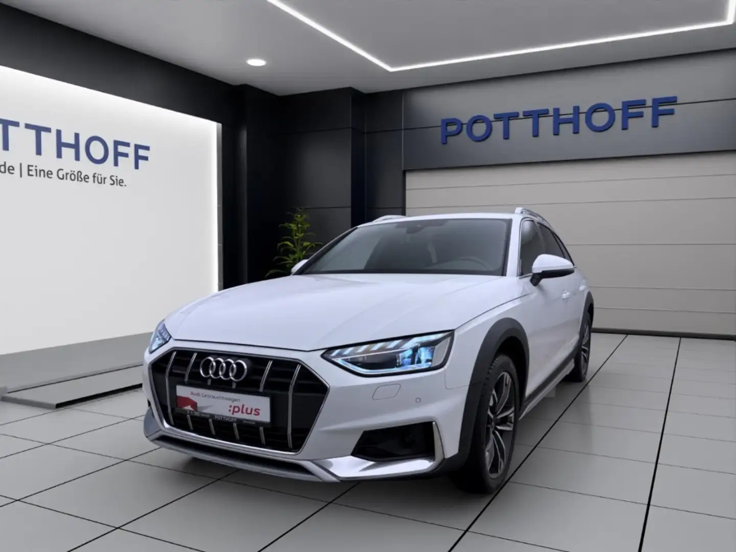 Audi A4 allroad 40 TDI Q NAVI AHK KAMERA PDC Weiß - 1