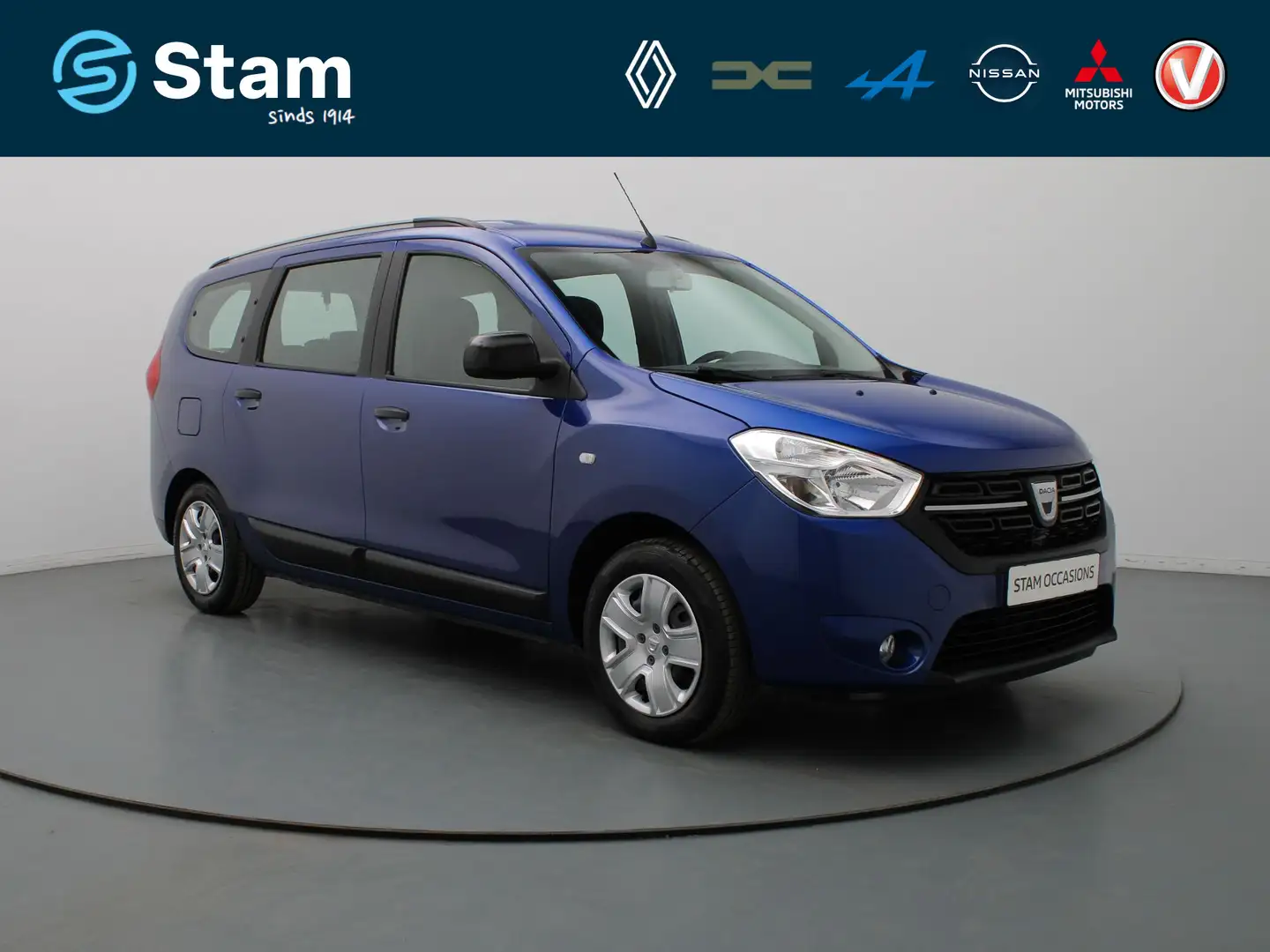 Dacia Lodgy 100pk SCe 7p. Airco | Camera | Cruise | Navi | Par Bleu - 1