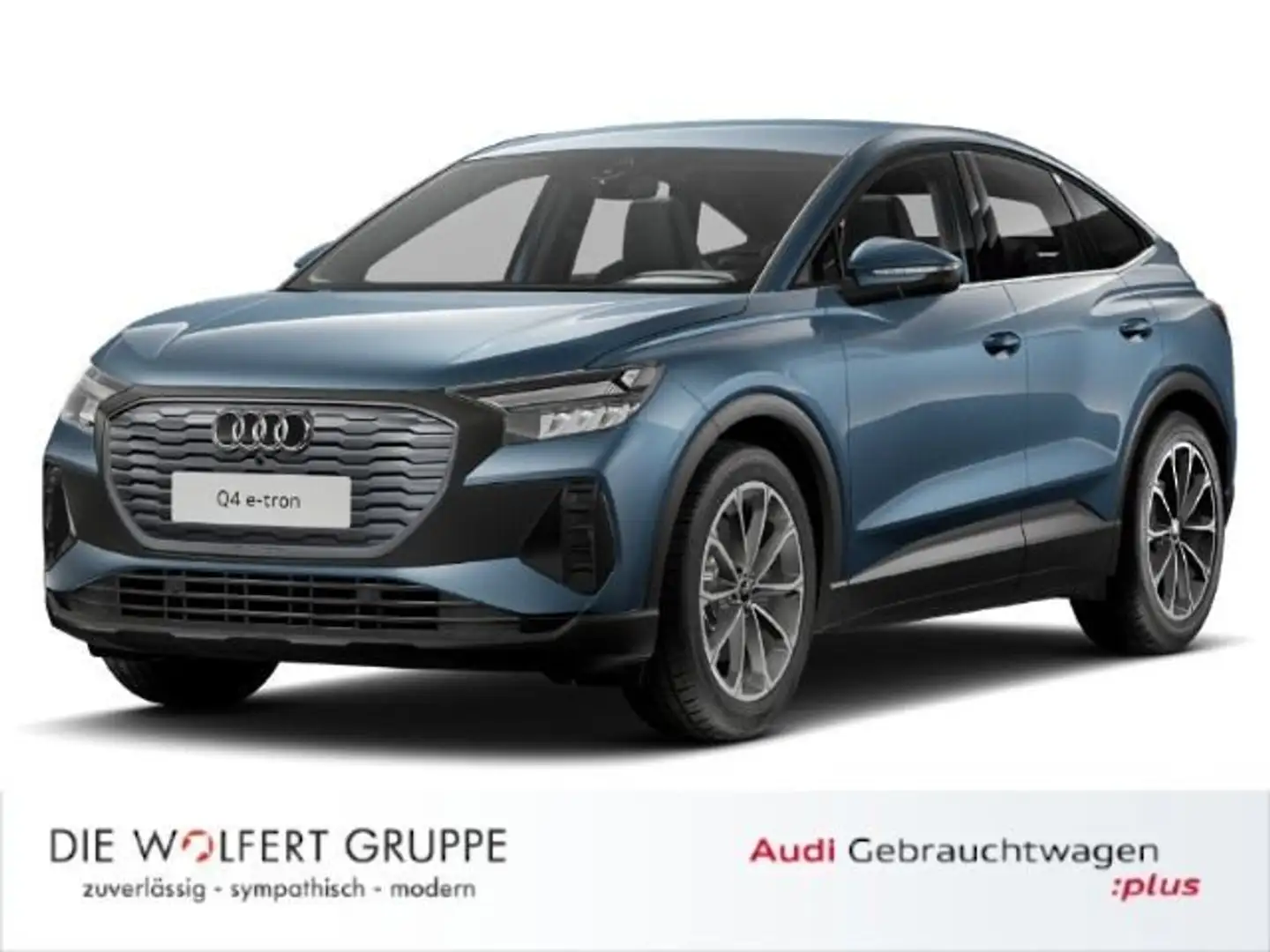 Audi Q4 e-tron 45 *0,25%*WÄRMEPUMPE*ACC*RFK Blau - 2