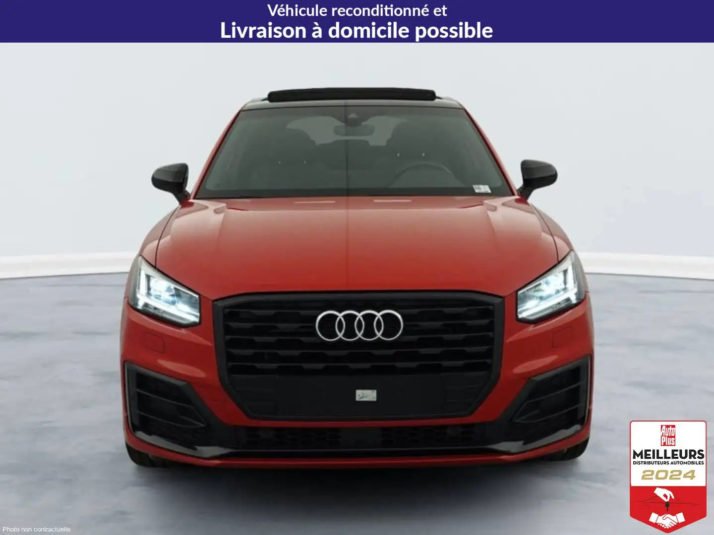 Audi Q2 35 TFSI COD 150 S tronic 7 S Line +Toit +MMI Navig Rouge - 2