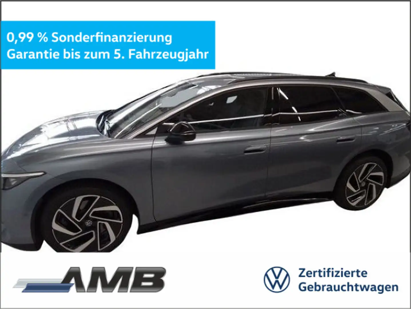 Volkswagen ID.7 Tourer Pro 77kWh/AHK/Matrix/Wärmepu/11.29Ga Blau - 1