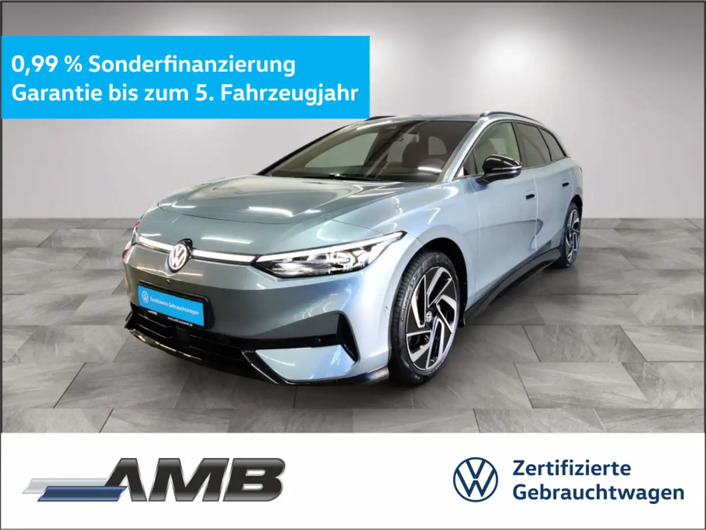 Volkswagen ID.7 Tourer Pro 77kWh/AHK/Matrix/Wärmepu/11.29Ga Bleu - 1