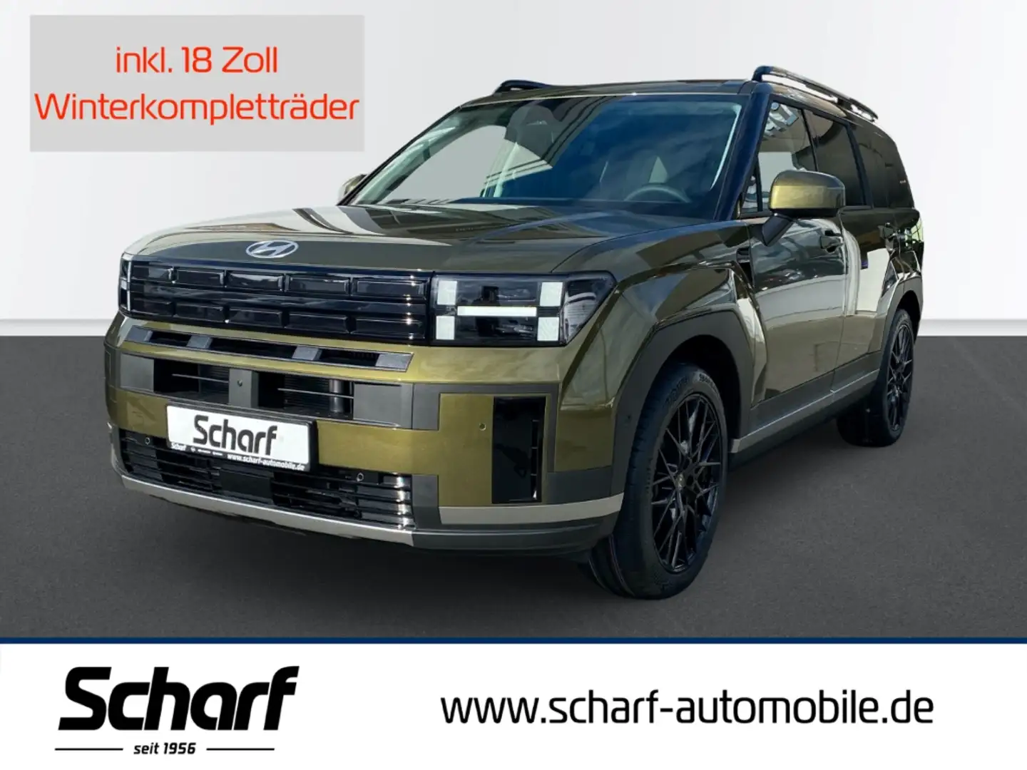 Hyundai SANTA FE HEV 5-Sitzer 4WD Intro inkl. Winterräder Grün - 1