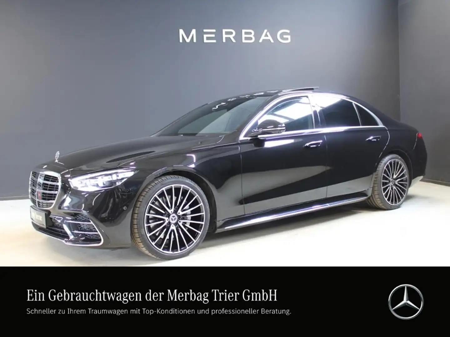Mercedes-Benz S 580 4M *AMG Sitzklima Standheizung Distronic Negru - 1