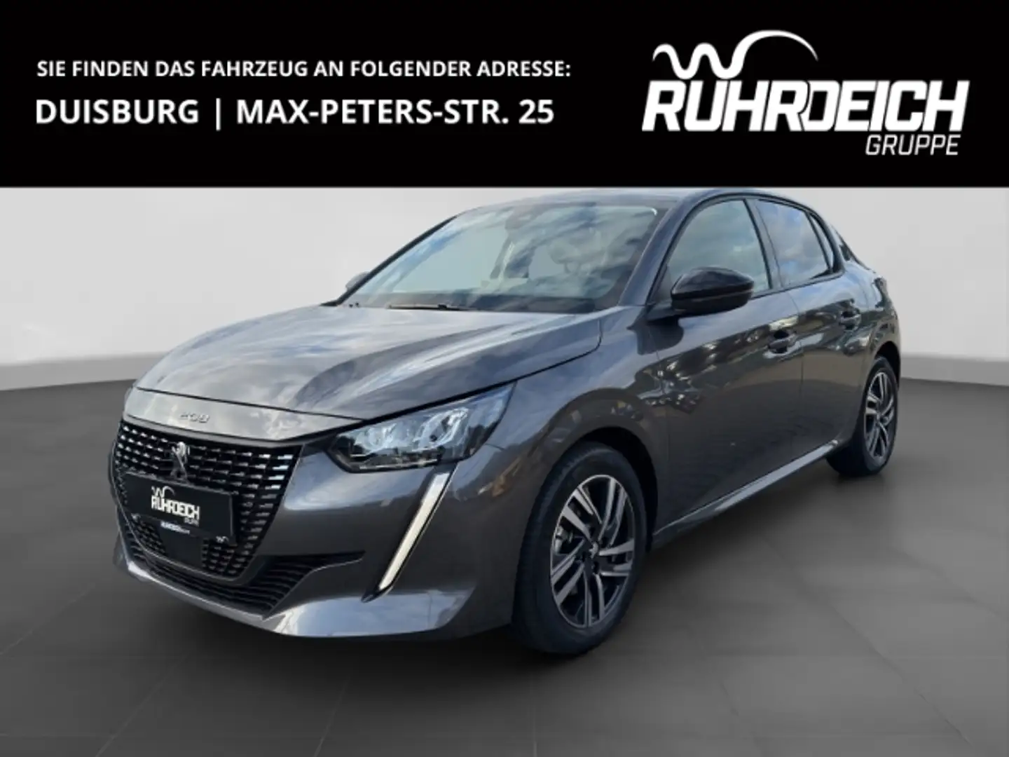 Peugeot 208 Allure Pack +KAMERA+NAVI+LED+CARPLAY+PDC+ Gris - 1