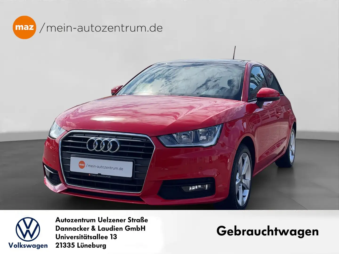 Audi A1 Sportback 1.4 TFSI Sport Alu Pano PDC Sportsitz Rood - 1