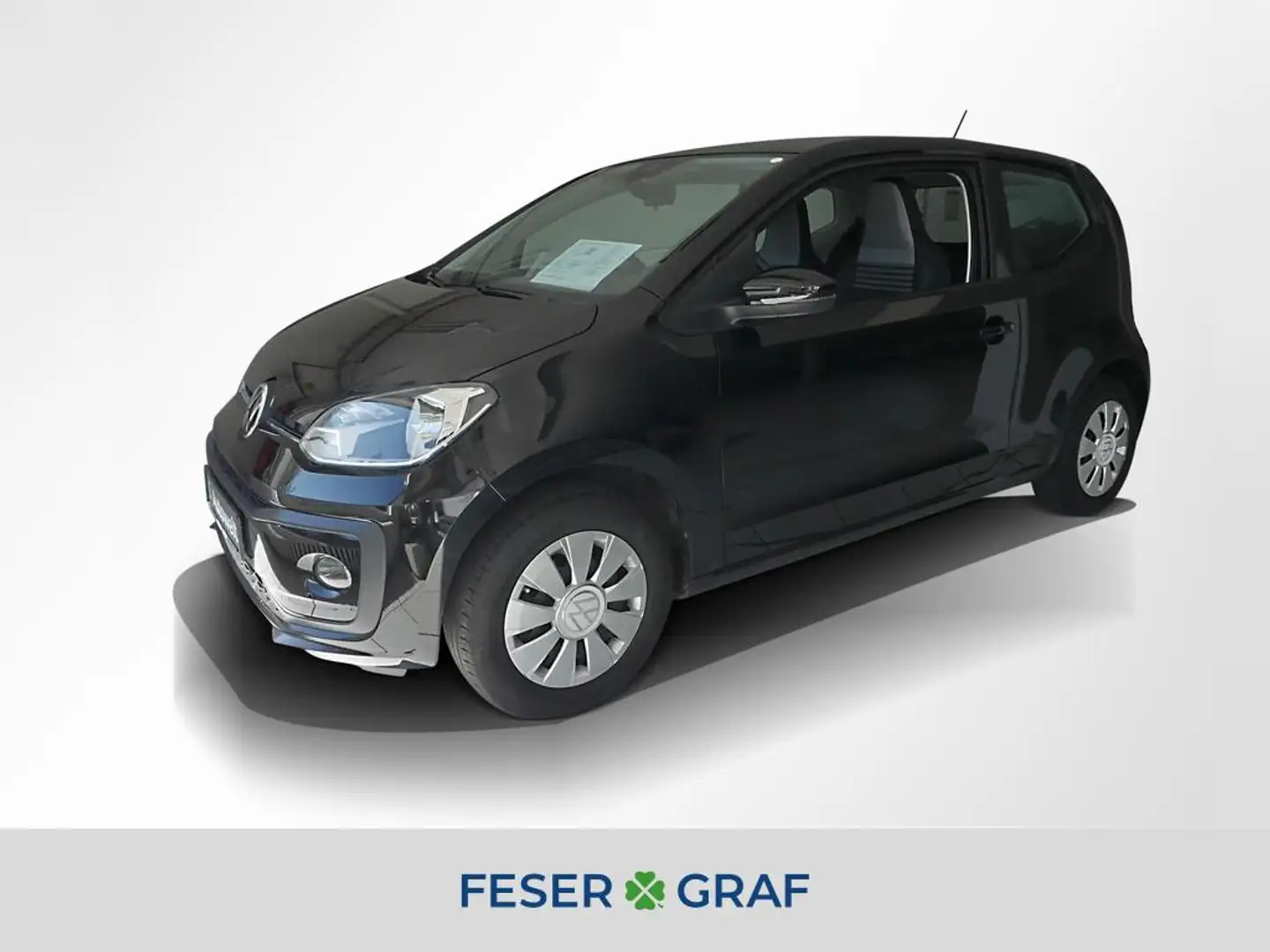 Volkswagen up! 1.0 Maps&More Klima,SiHz,El.Sp.beheizt,BT Schwarz - 1