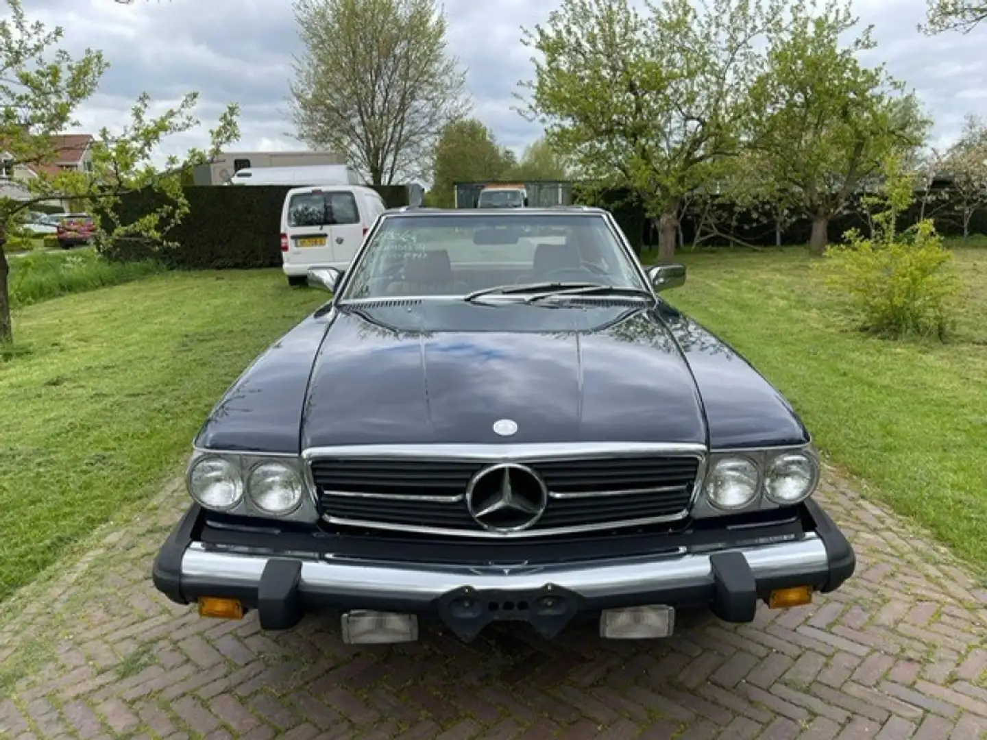 Mercedes-Benz SL 380 V8 Cabrio Automaat Синій - 2